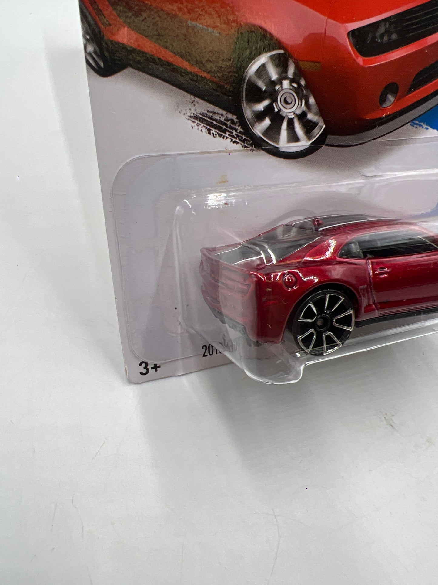 2014 Hot Wheels Workshop #202 2013 Hot Wheels Chevy Camaro Special Edition Red 13E