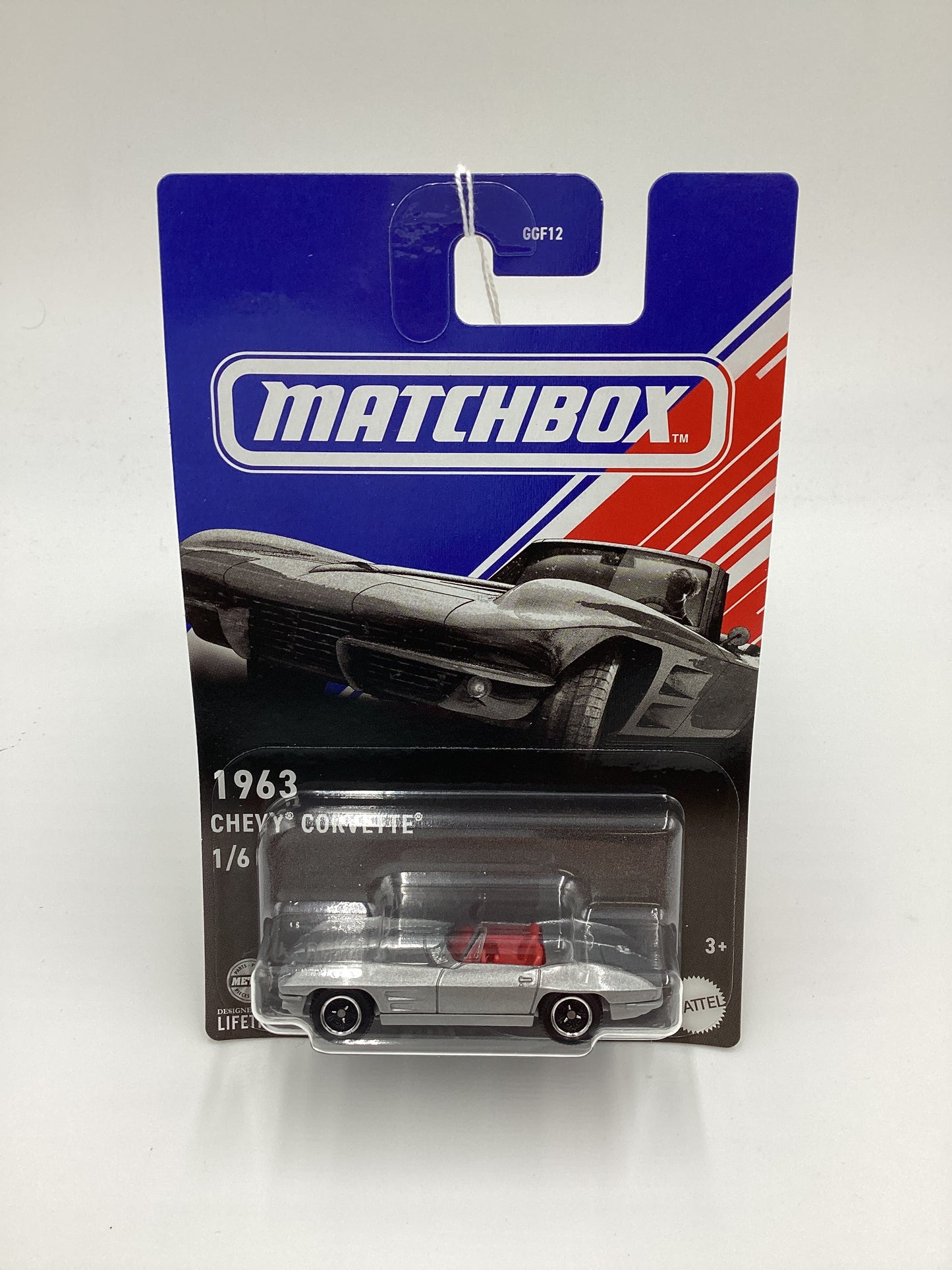 2024 Matchbox American Convertibles #1 1963 Chevy Corvette Silver 162C