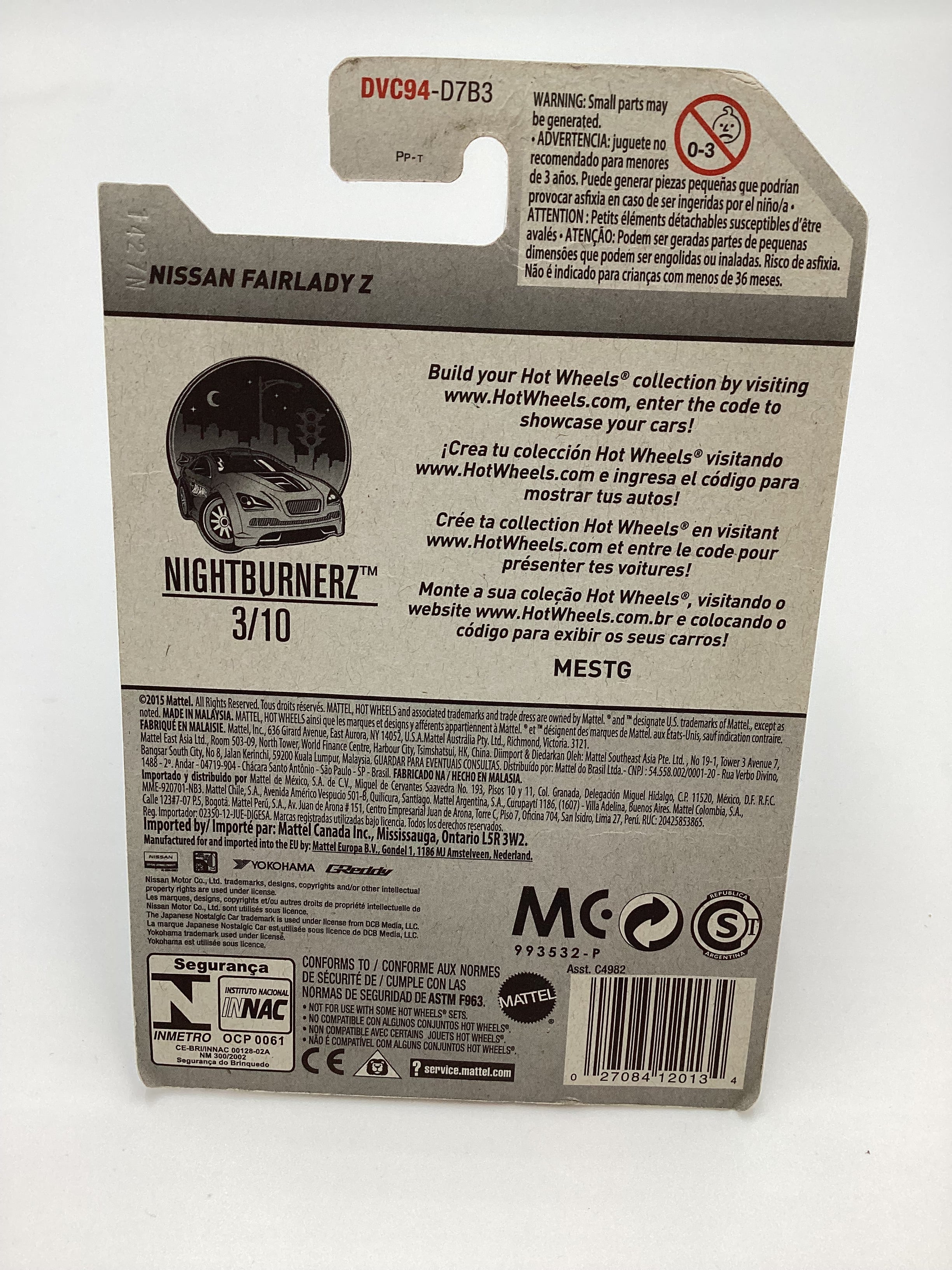 2017 Hot Wheels Super treasure Hunt Nissan Fairlady Z Black Advan