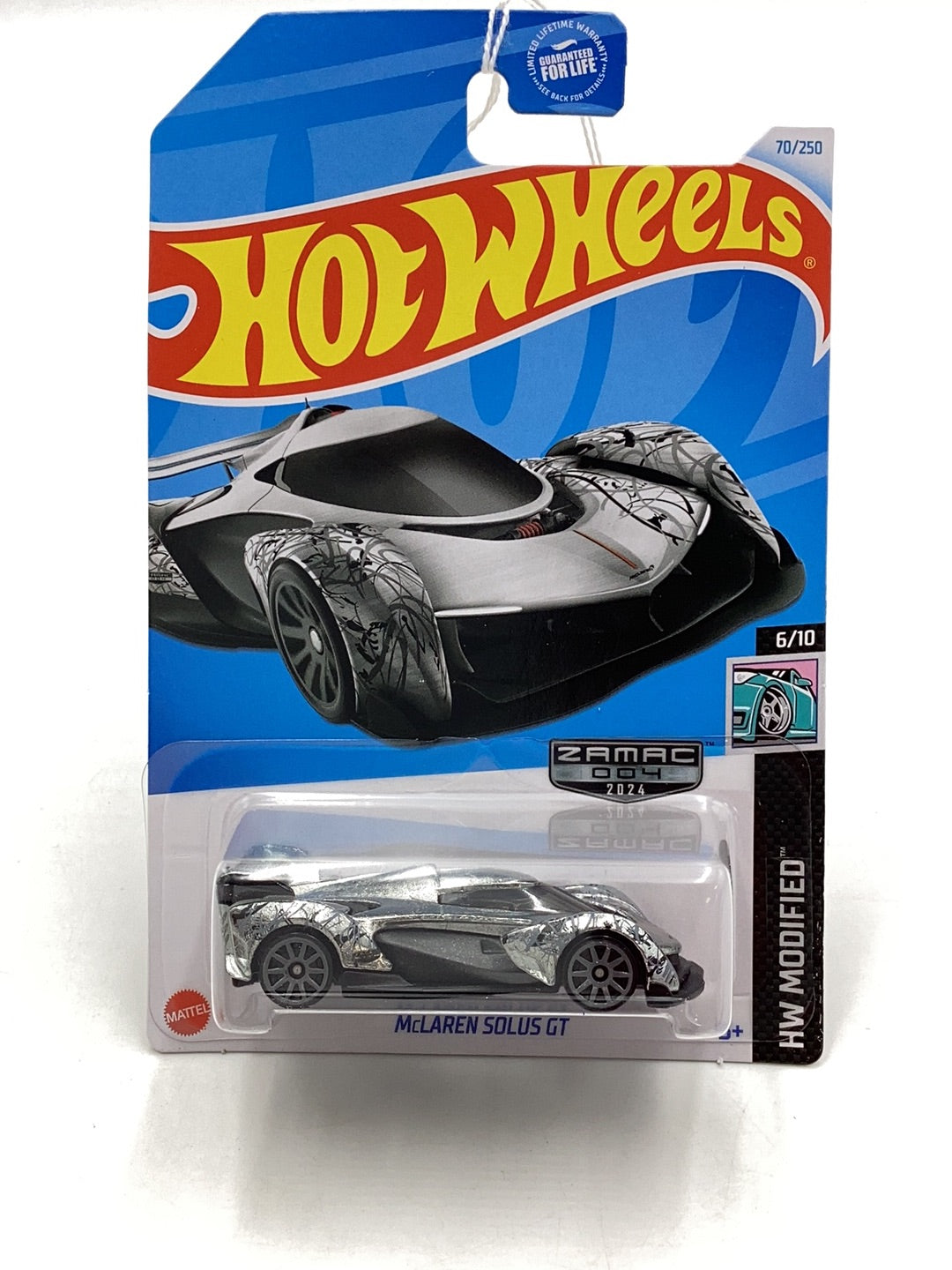2024 Hot Wheels #4 zamac #70 Mclaren Solus GT 147A