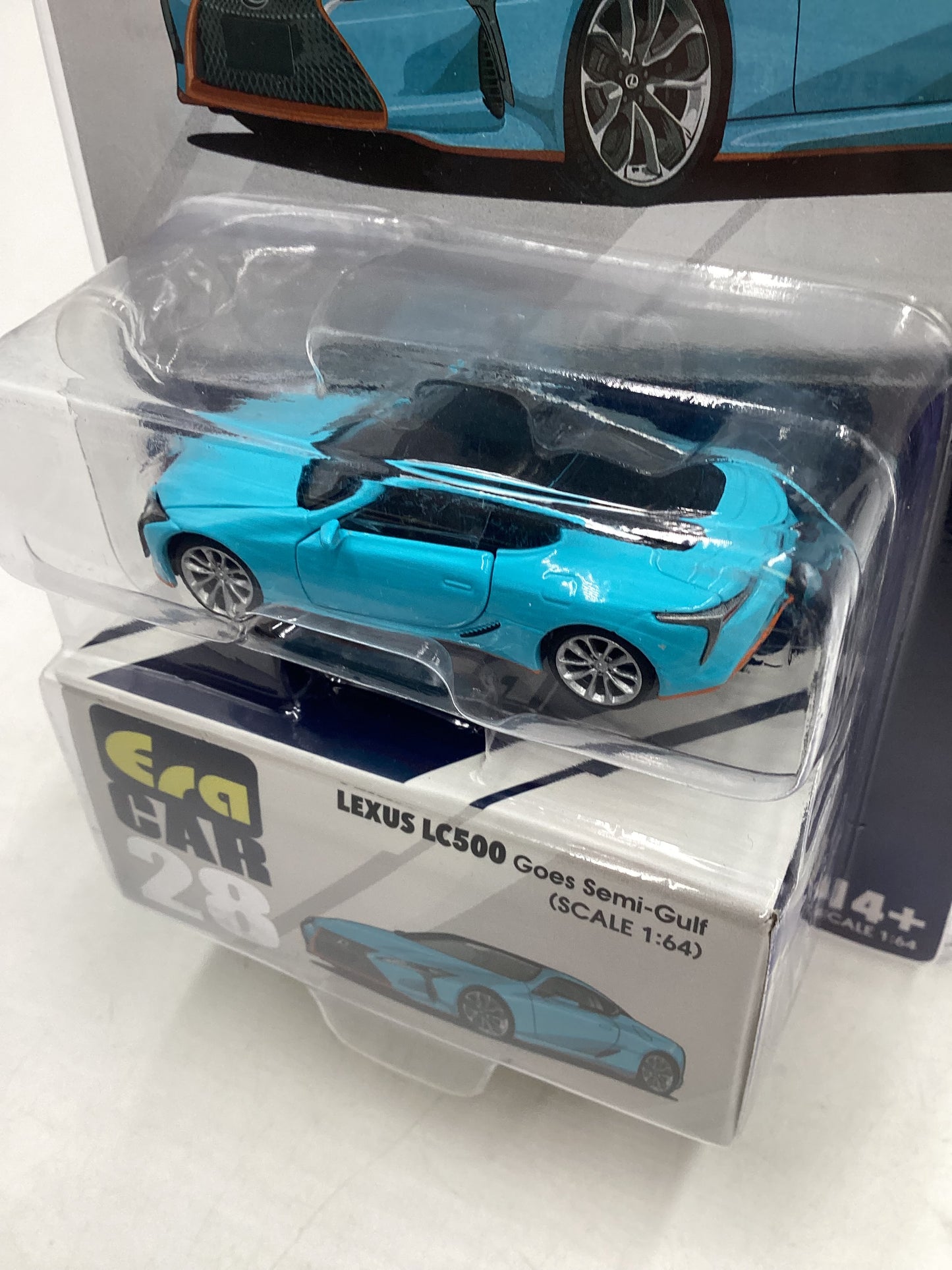 ERA Car US Limited 1/720 #28 Lexus LC500 Goes Semi Gulf 178B