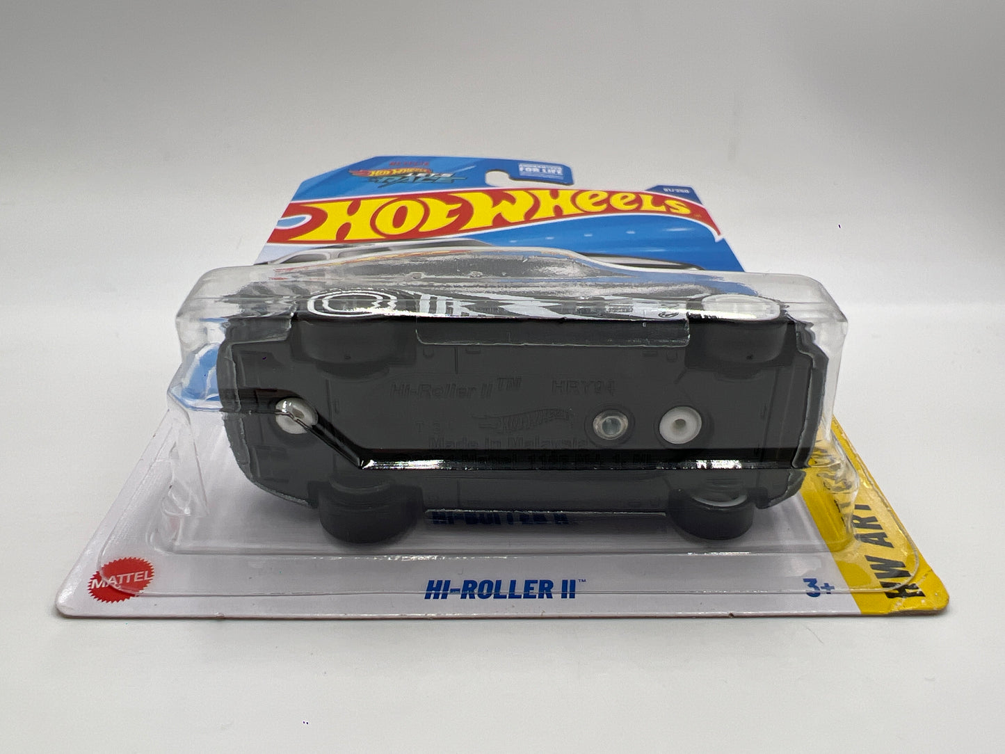 2025 Hot Wheels Super Treasure Hunt #61 Hi-Roller II Black/White W/Protector