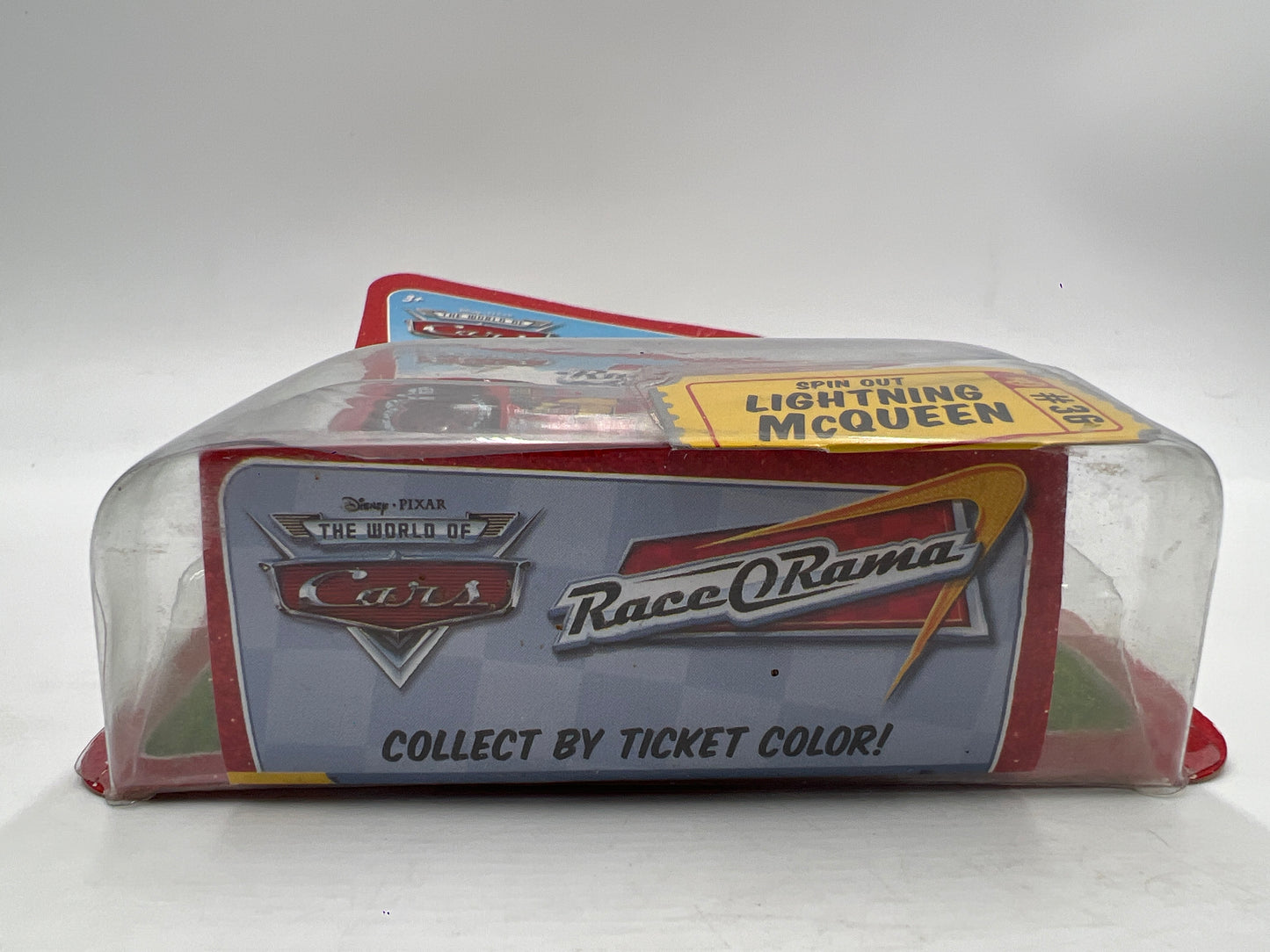 Disney Pixar The World Of Cars Race O Rama #36 Spin Out Lightning McQueen