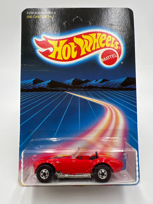 Hot Wheels Original 1986 #2535 Classic Cobra Red Unpunched W/Protector