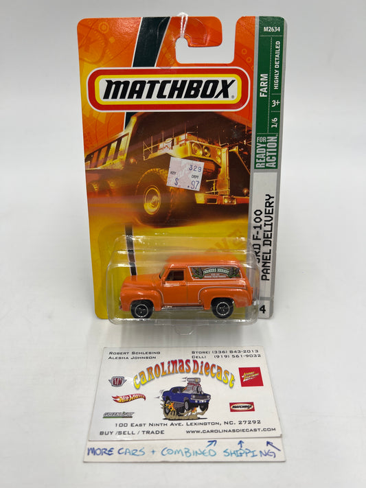Matchbox Farm #64 Ford F100 Panel Delivery Orange 208E
