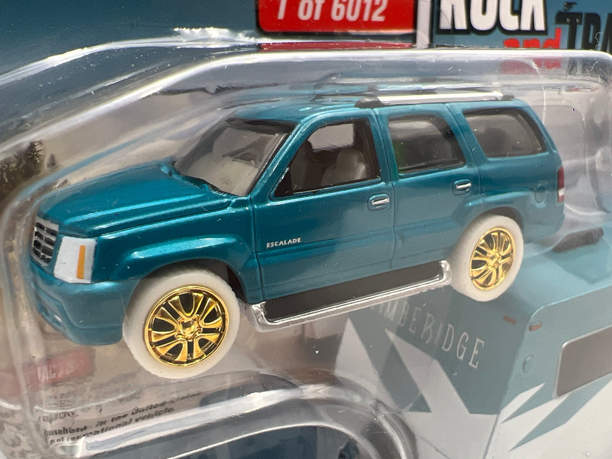 Johnny Lightning White Lightning CHASE Truck And Trailer 2005 Cadillac Escalade W/Camper