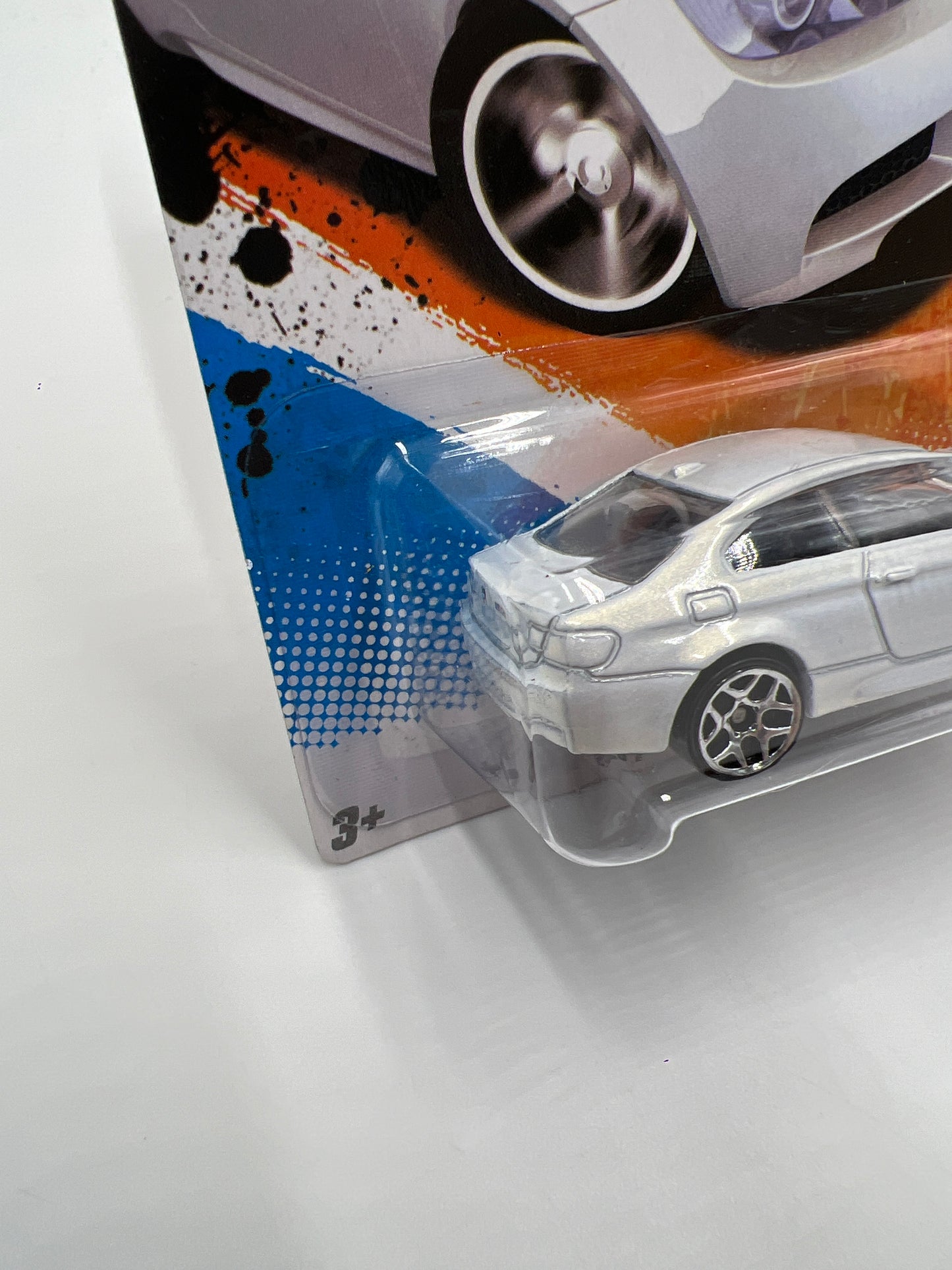 2011 Hot Wheels New Models #26 10 BMW M3 White W/Protector