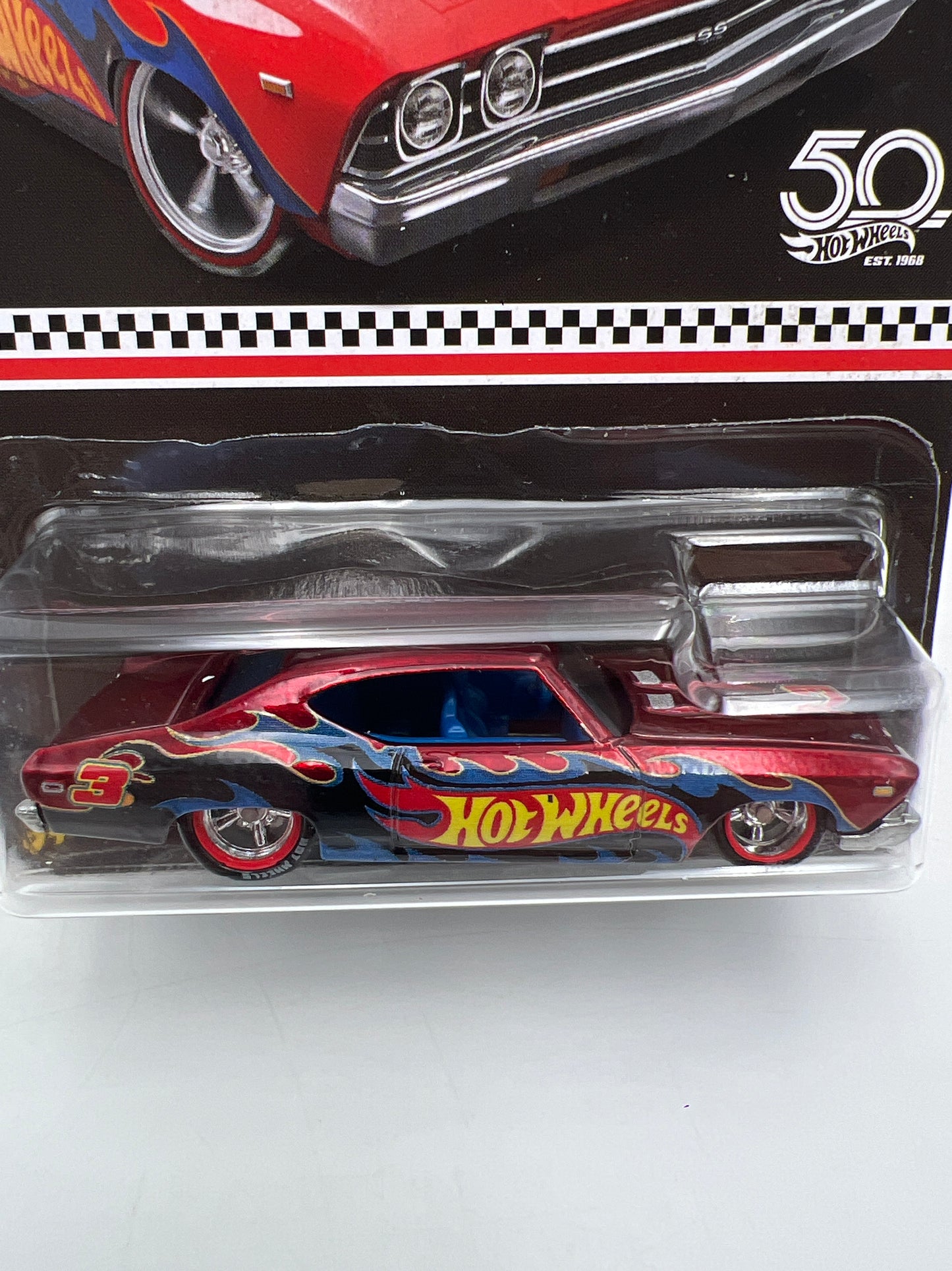 2018 Hot Wheels RLC Mail In #3 69 Chevelle SS 396 Red W/Protector