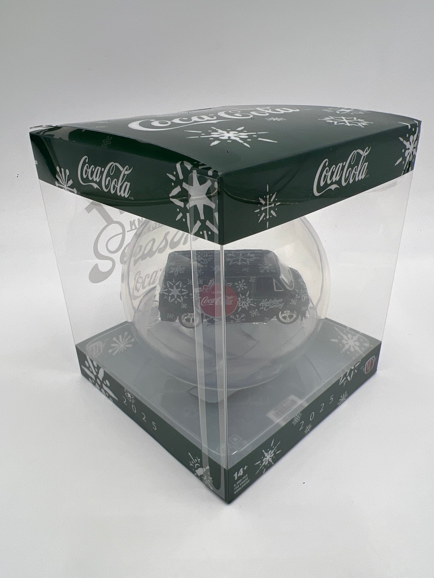 2025 M2 Machines Coca Cola Holiday Christmas Ornaments 1971 Chevrolet Van Dark Green
