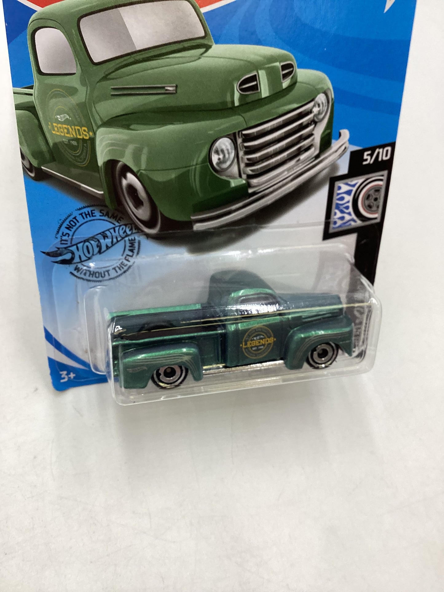 2020 Hot Wheels #120 49 Ford F1 Metallic Green 33B