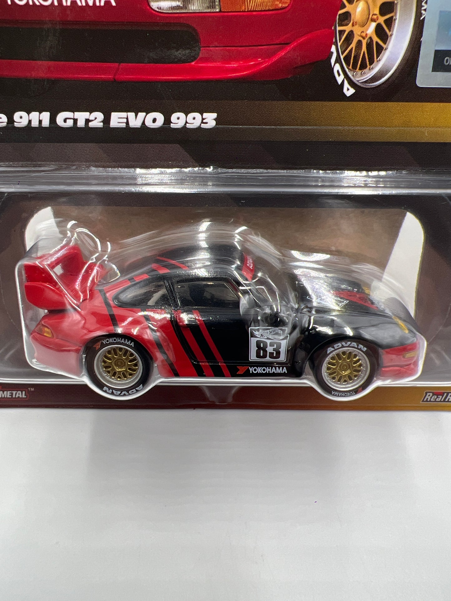 2025 Hot Wheels RLC Elite 64 #14 Advan Porsche 911 GT2 Evo 993 W/Protector