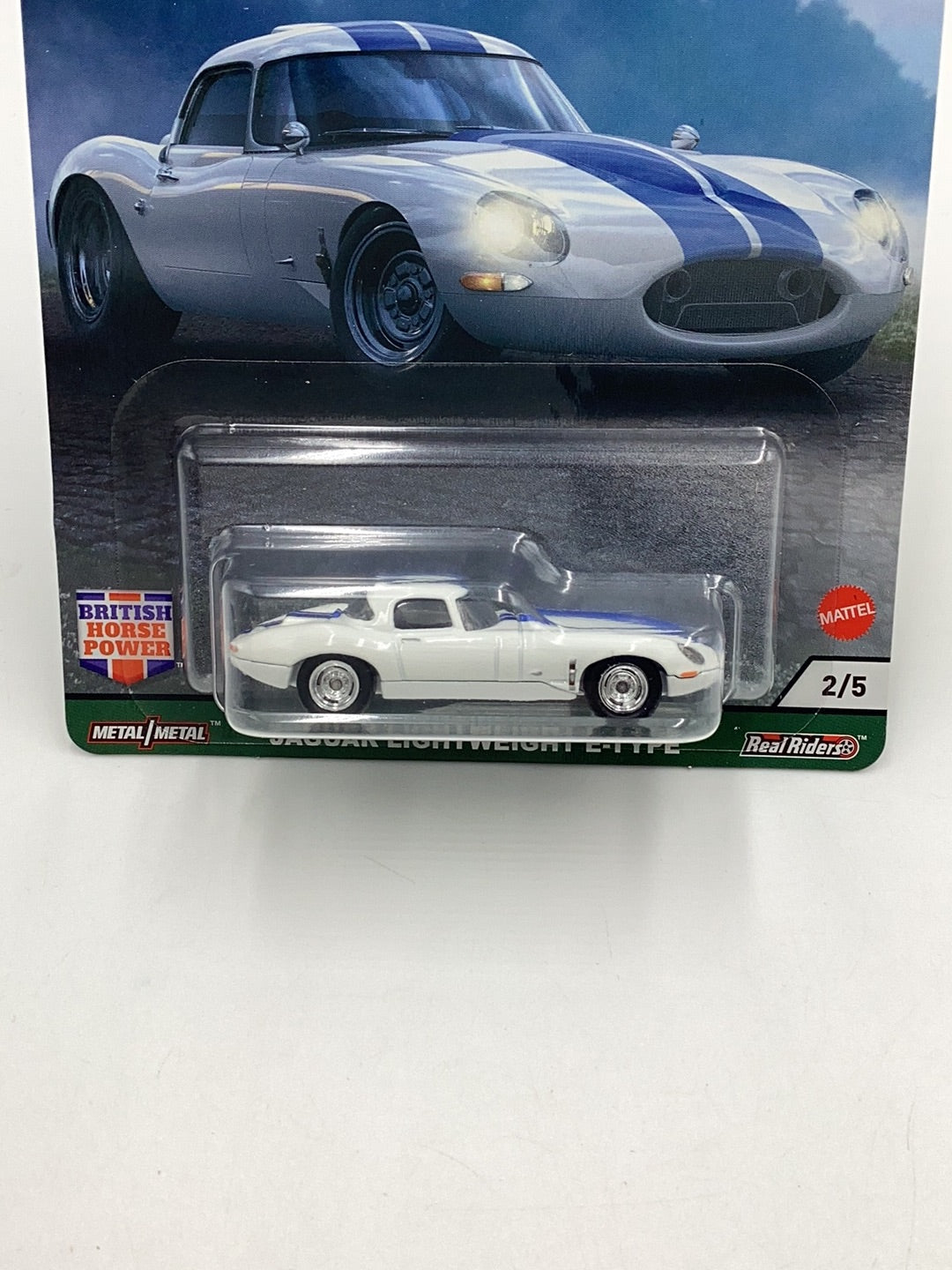 Hot Wheels British Horse Power Jaguar Lightweight E-Type 2/5 257C