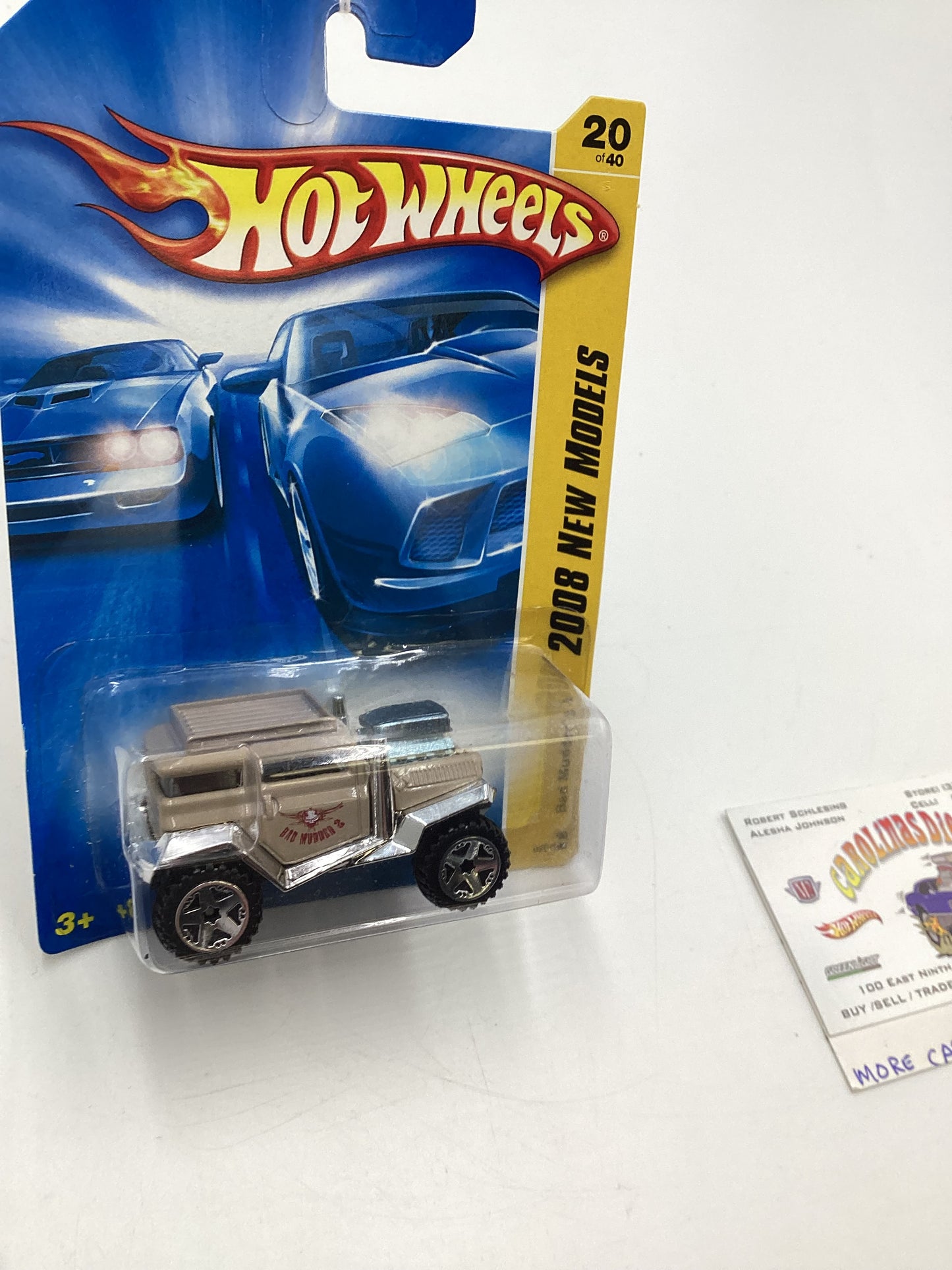 2008 Hot Wheels New Models #20 Bad Mudder 2 Tan 110i