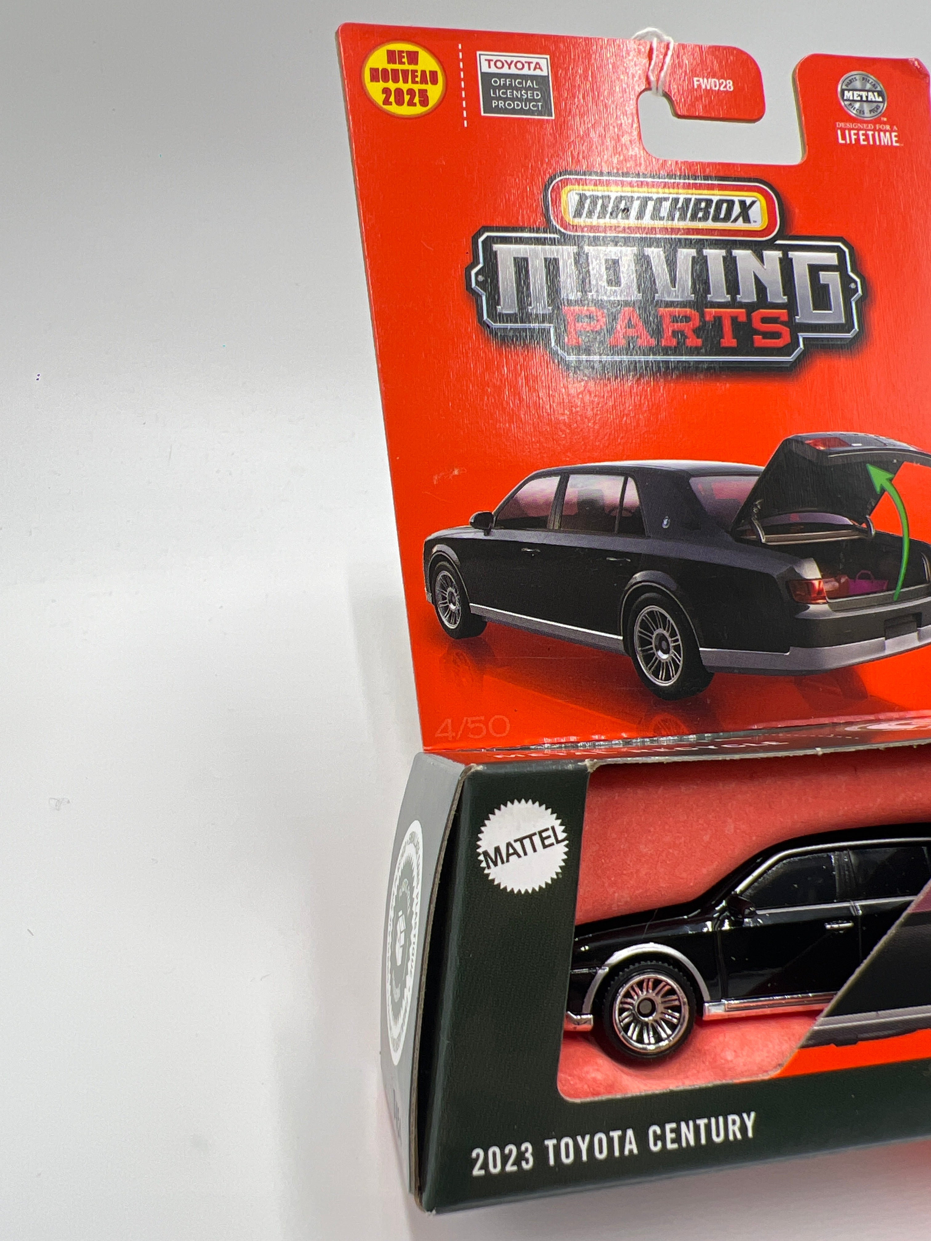2025 Matchbox Moving Parts #4 2023 Toyota Century Black 165A