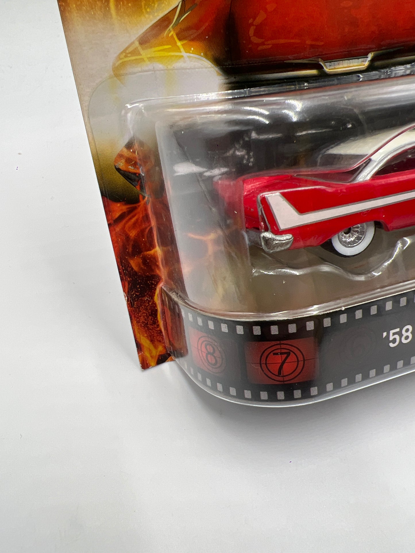 Hot Wheels Premium Retro Entertainment Christine 58 Plymouth Red W/Protector