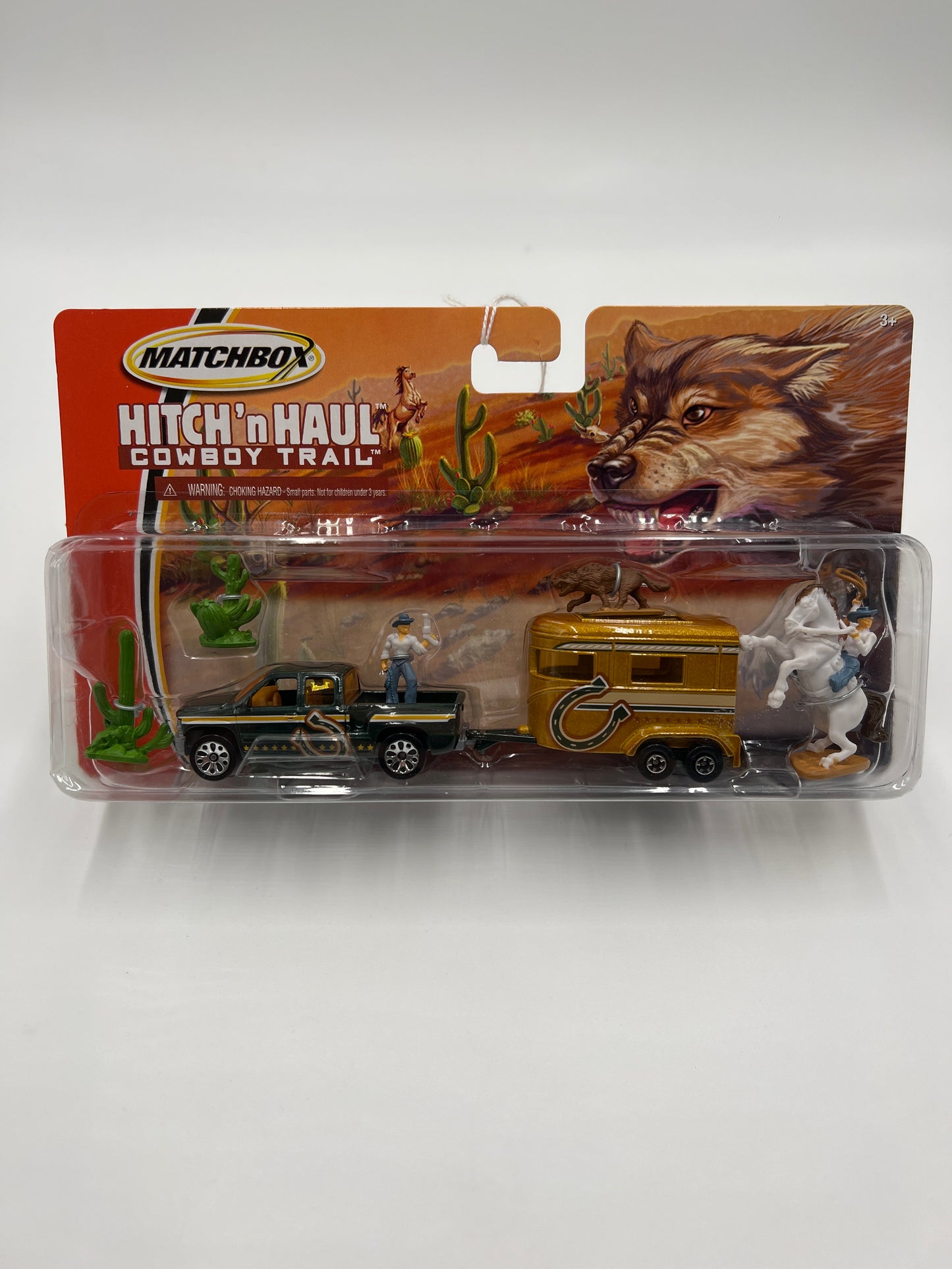 Matchbox Hitch N Haul Cowboy Trail Chevy Silverado & Horse Box