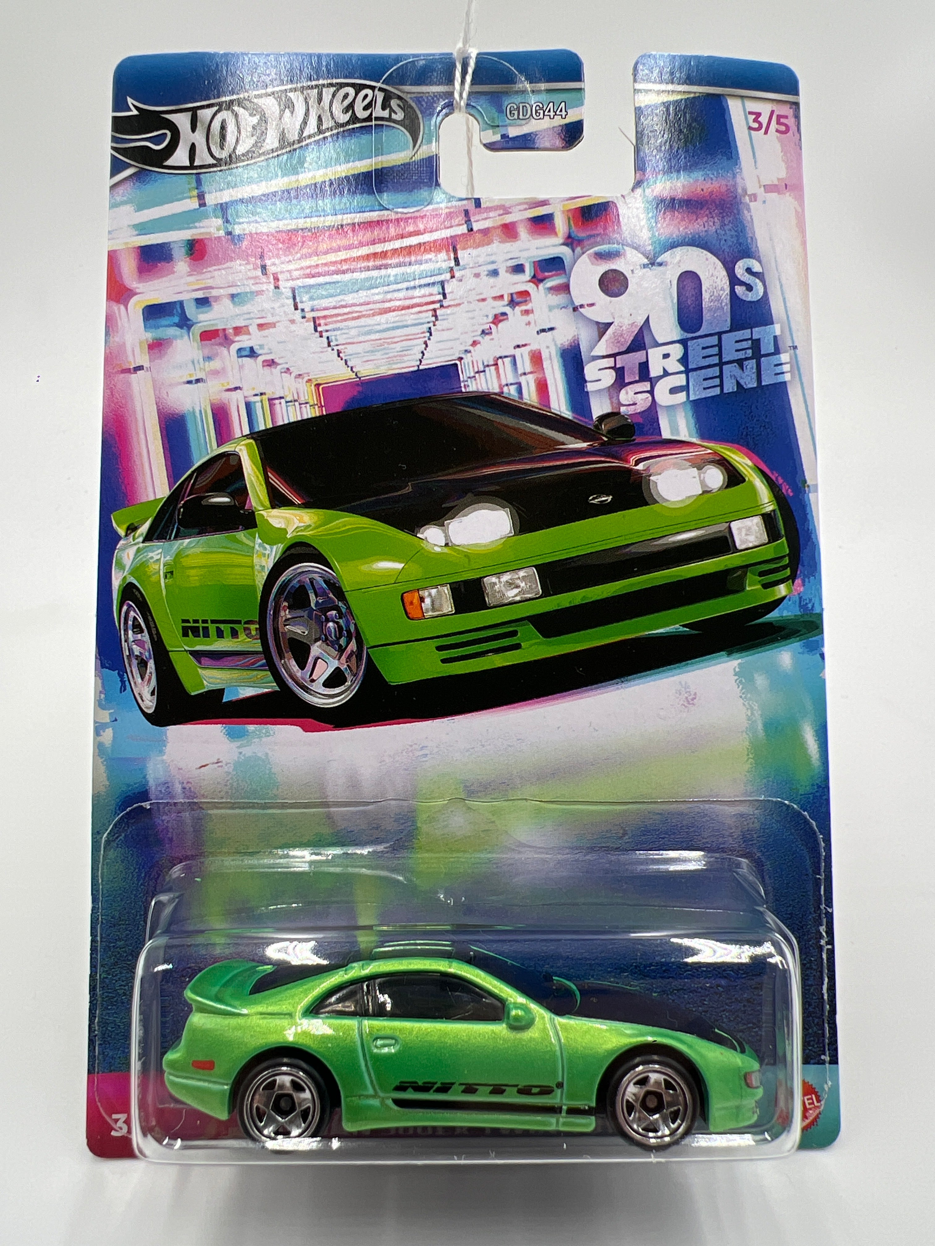 2024 Hot Wheels 90s Street Scene #3 Nissan 300ZX Twin Turbo Green