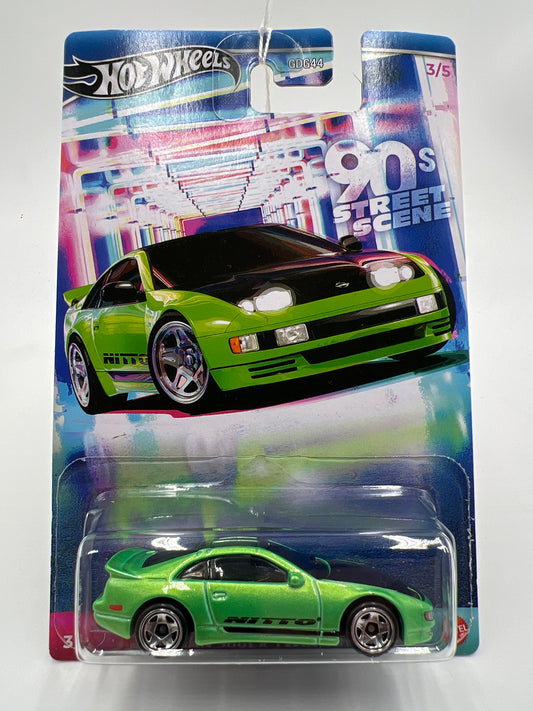 2024 Hot Wheels 90s Street Scene #3 Nissan 300ZX Twin Turbo Green 160N