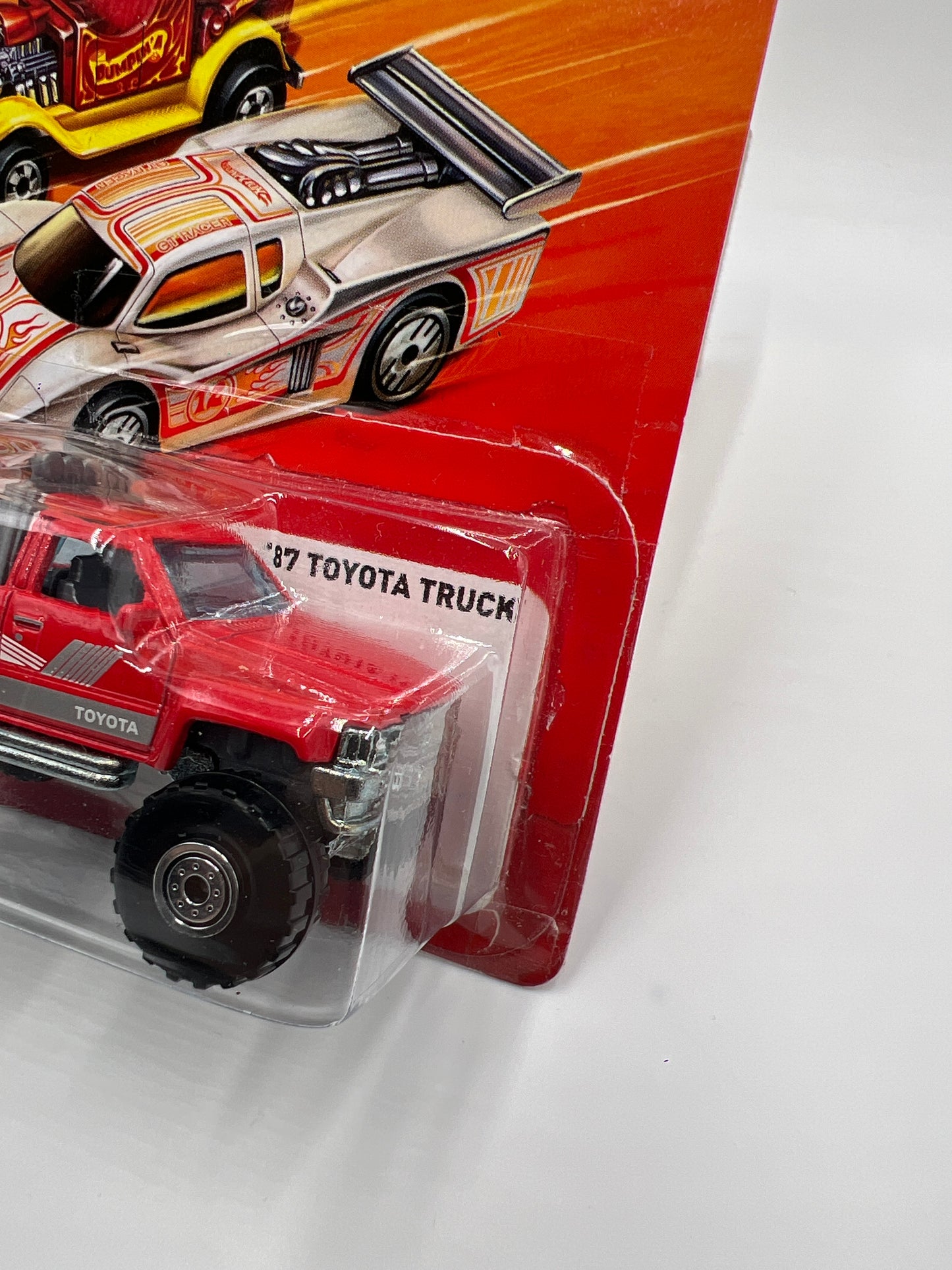 2011 Hot Wheels The Hot Ones Target Exclusive 87 Toyota Truck Red W/Protector VHTF Taped Blister