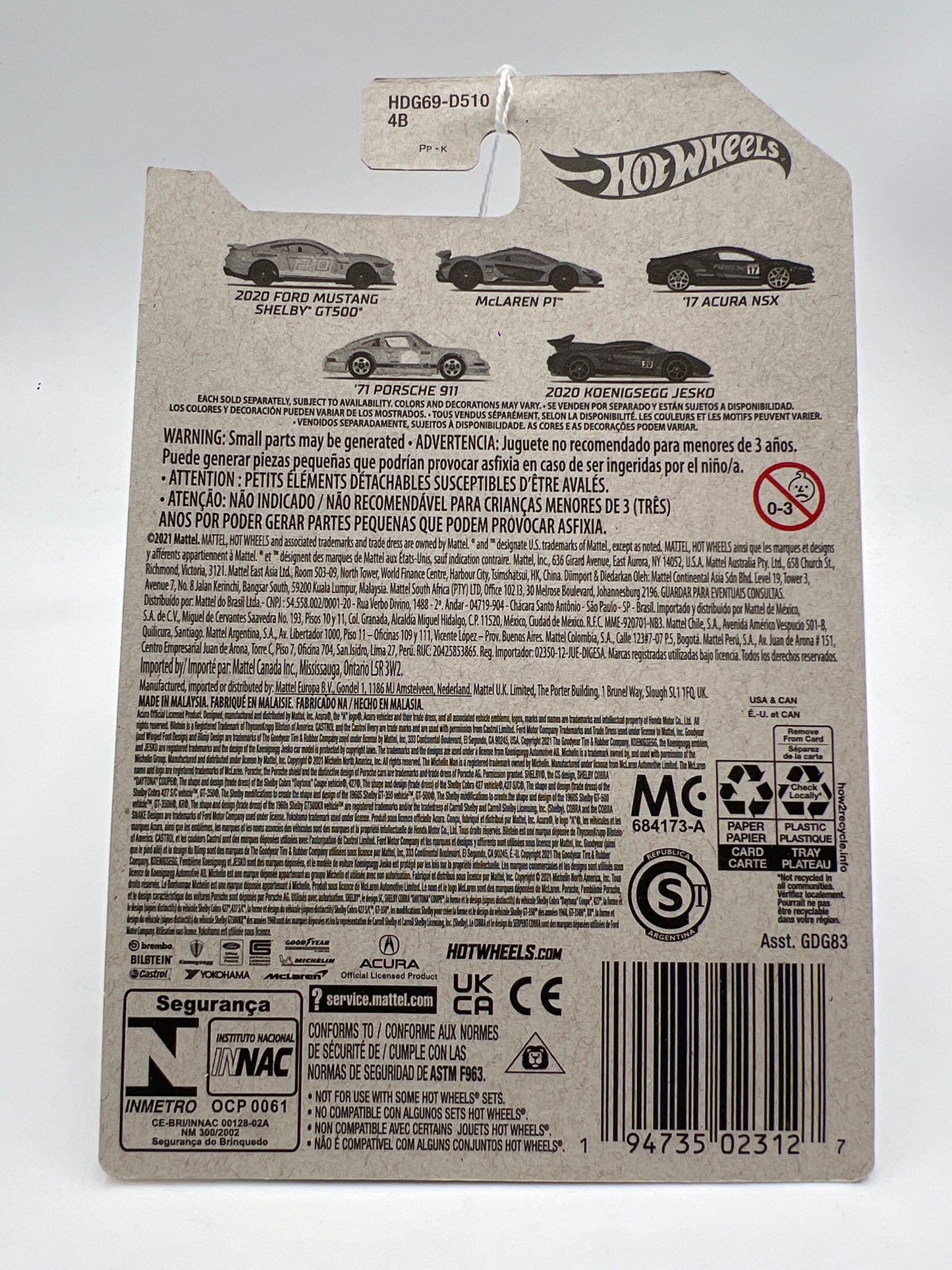 2022 Hot Wheels Racing Circuit #1 2020 Ford Mustang Shelby GT500 Green Walmart Exclusive 157B