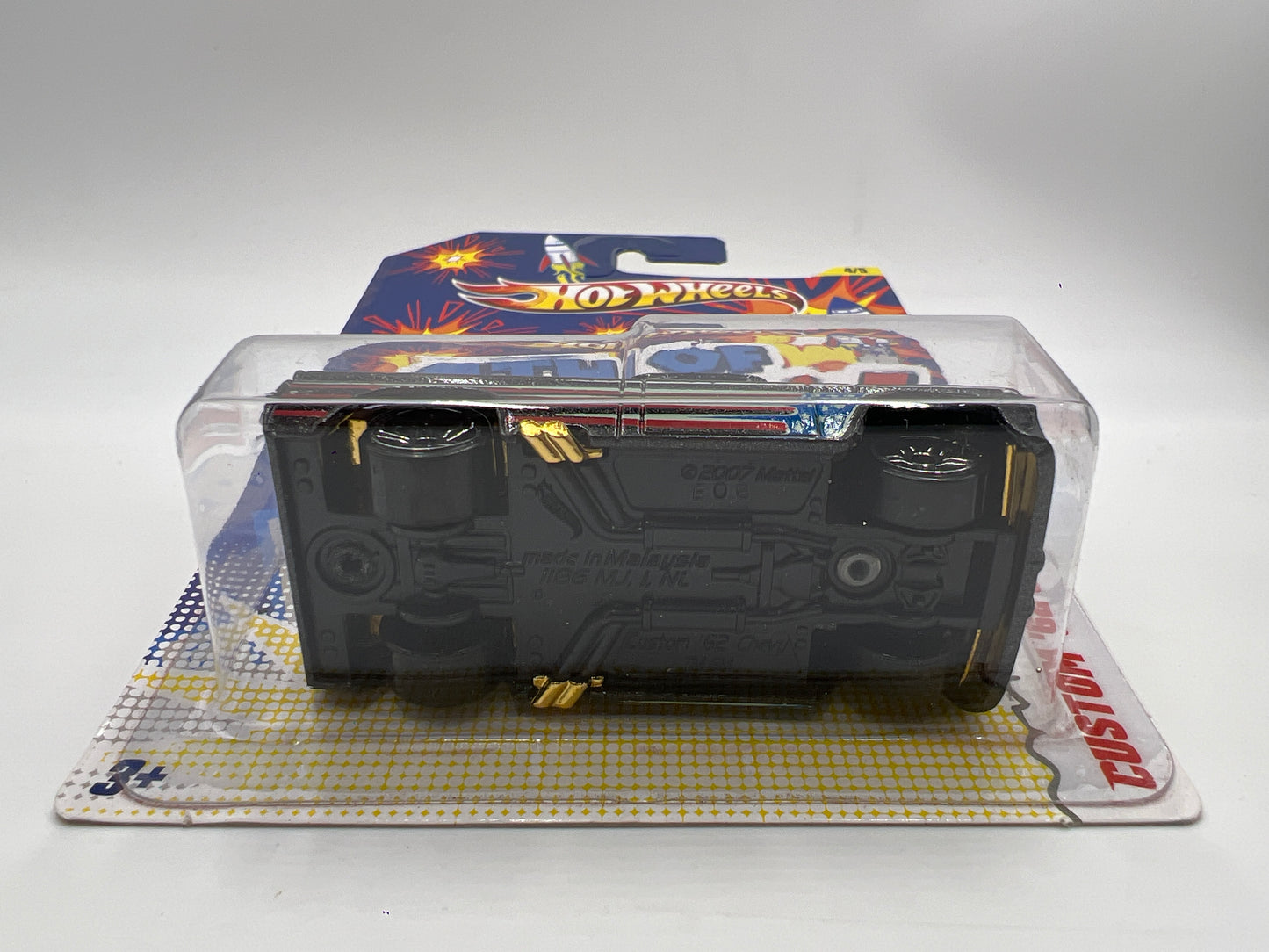 2012 Hot Wheels Kroger Exclusive 4th Of July #4 Custom 62 Chevy W/Peotector