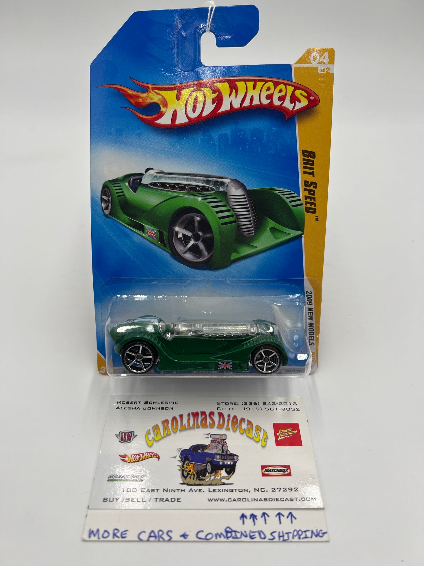 2009 Hot Wheels New Models #4 Brit Speed Green aa6