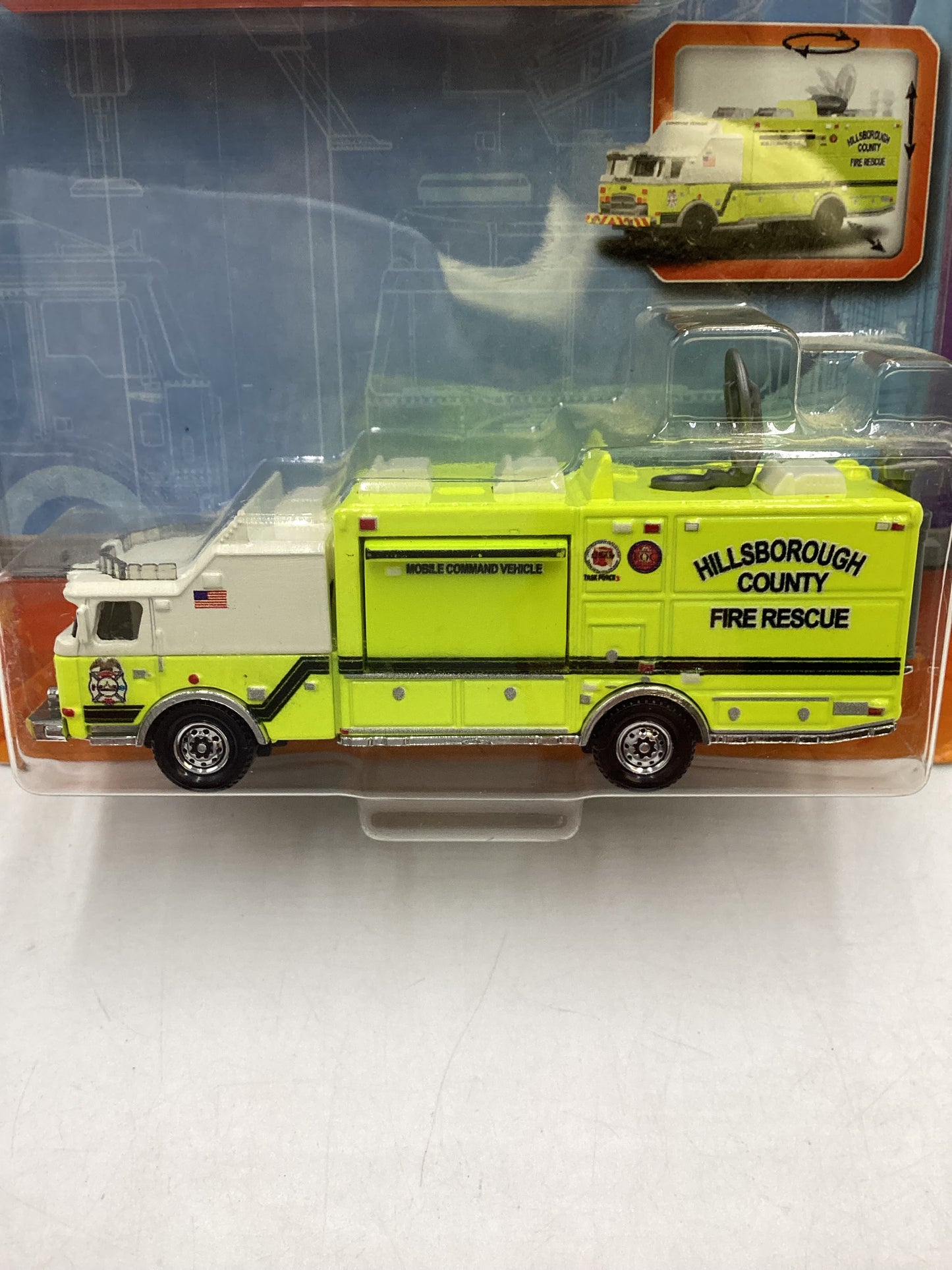 Matchbox Real Working Parts E-One Mobile Command