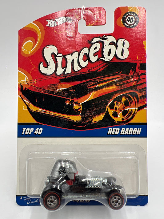 Hot Wheels Since 68 Top 40 #3 Red Baron Black