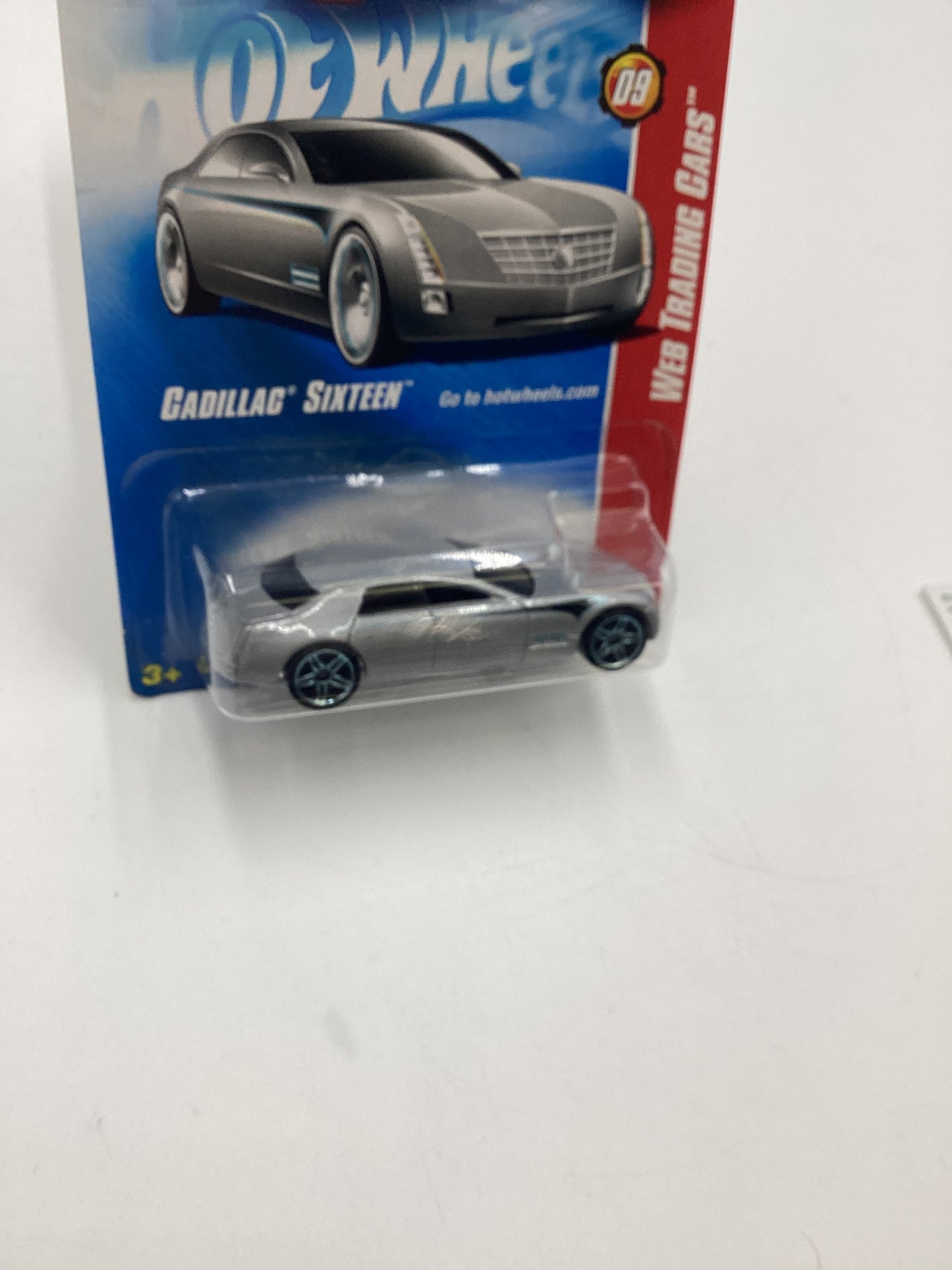 2008 Hot Wheels Web Trading Cars #85 Cadillac Sixteen Silver 60A
