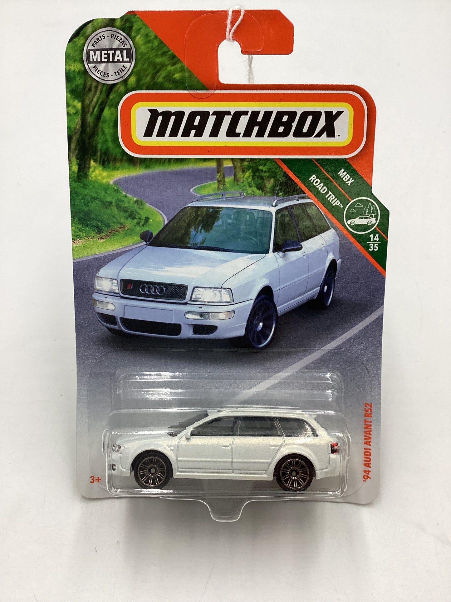 2018 Matchbox MBX Road Trip #14 Audi Avant RS2 White 107H