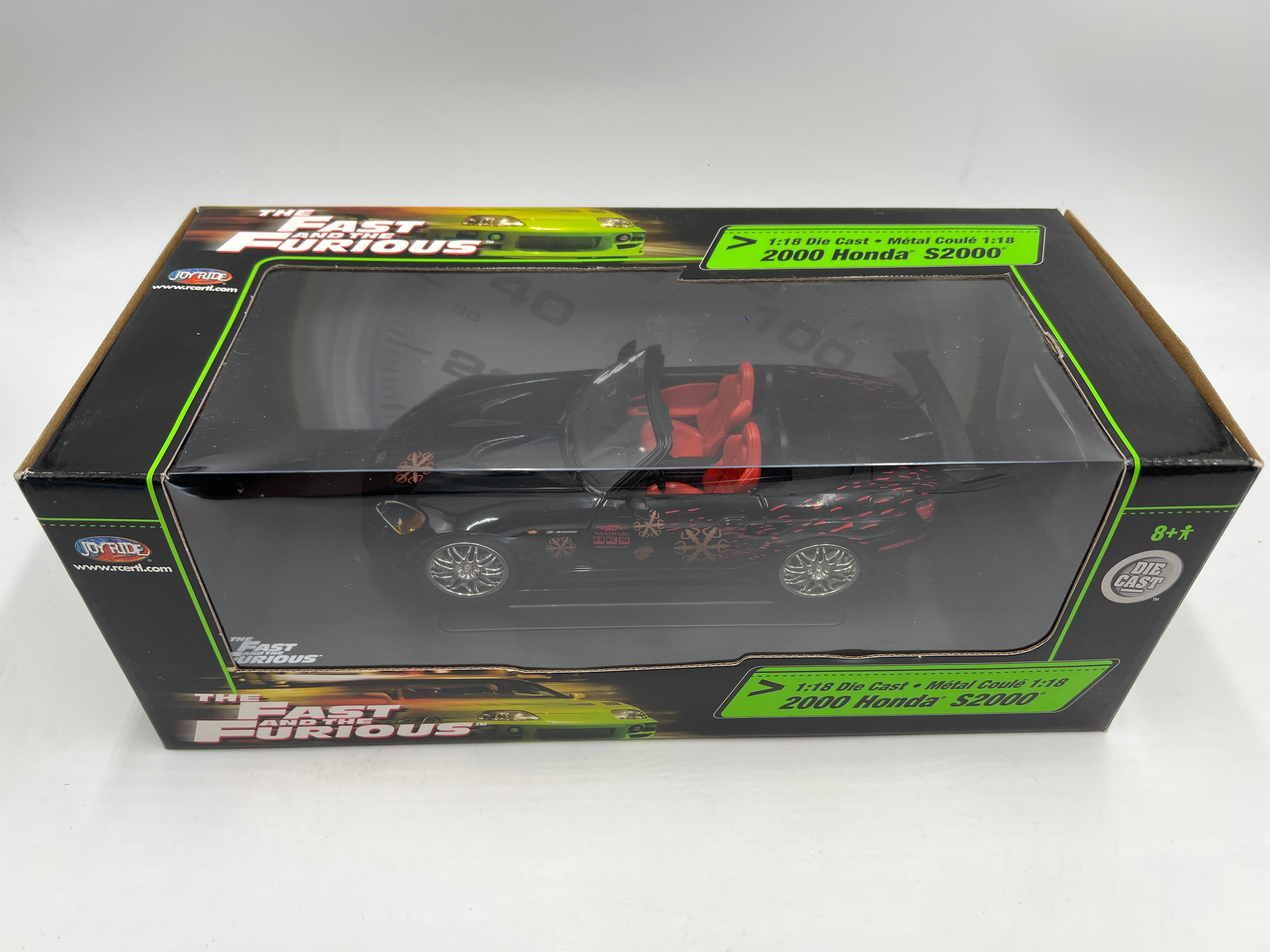 Joyride 1/18 Fast & Furious 2000 Honda S2000 Black VHTF