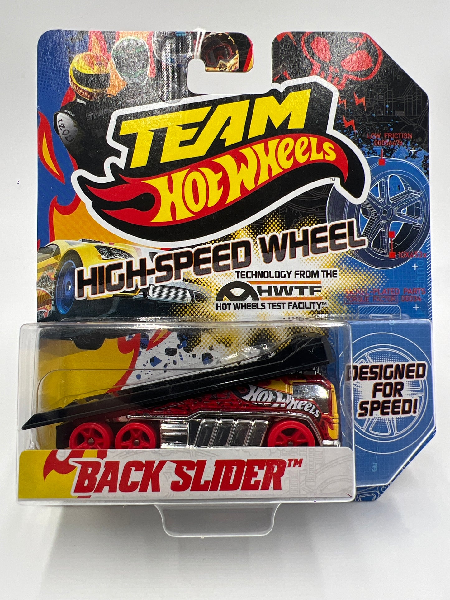 Hot Wheels Team Hot Wheels High-Speed Wheel Back Slider SR