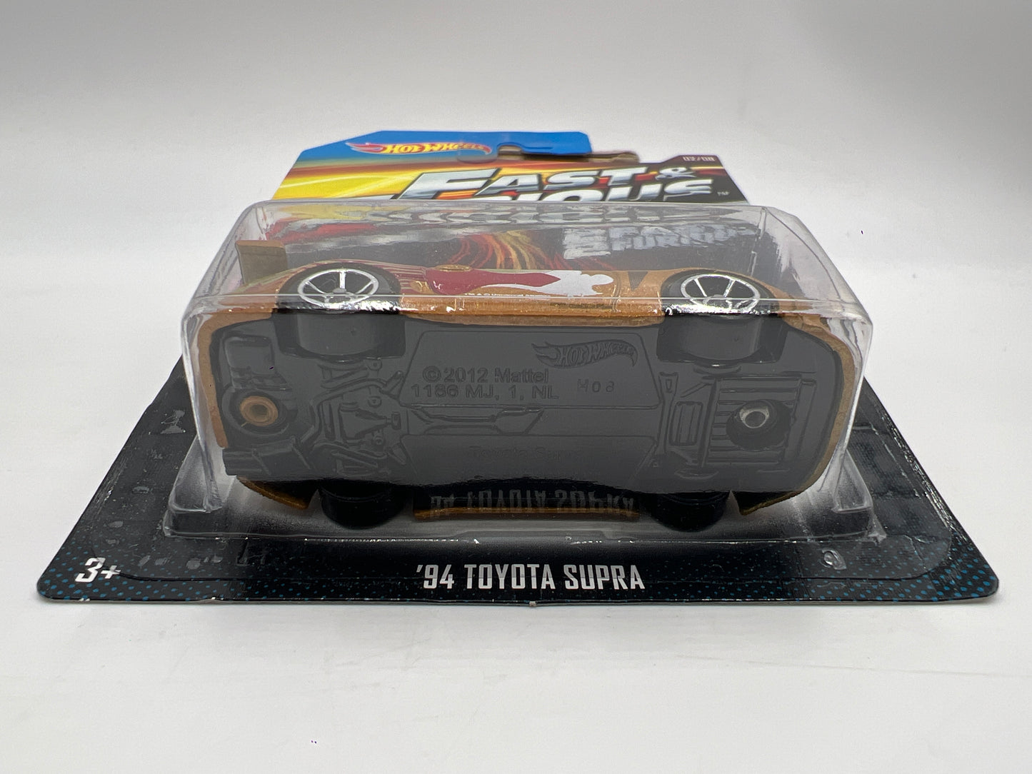 Hot Wheels Fast and Furious #2 94 Toyota Supra Gold W/Protector
