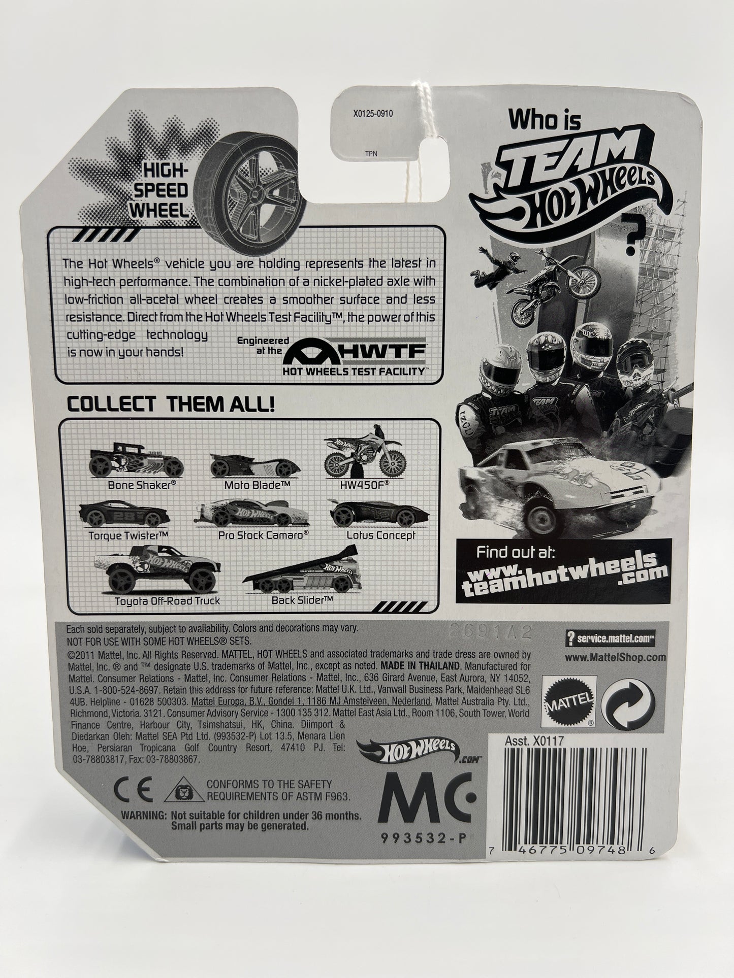 Hot Wheels Team Hot Wheels High-Speed Wheel Torque Twister SR