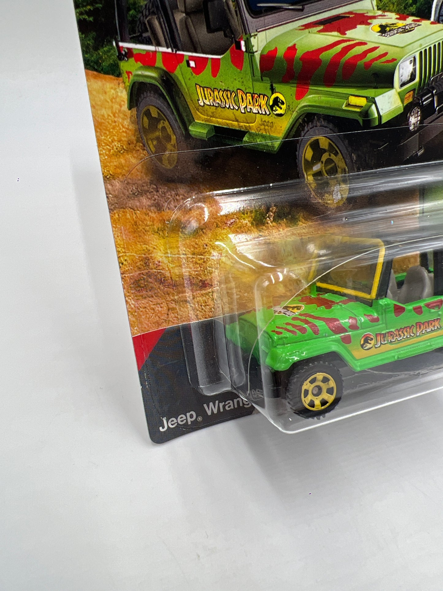 Matchbox Jurassic World Rebirth Jeep Wrangler #18 Green 159i