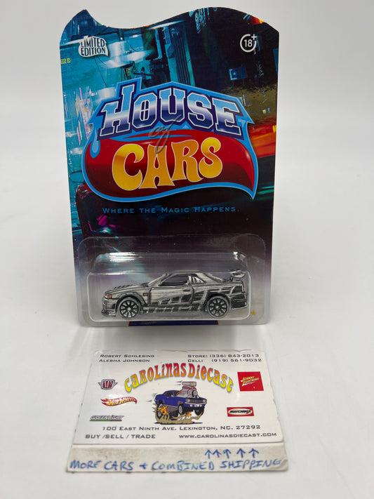 Hot Wheels x House of Cars Nissan Skyline GT-R R34 Robie Pencil Custom W/Protector