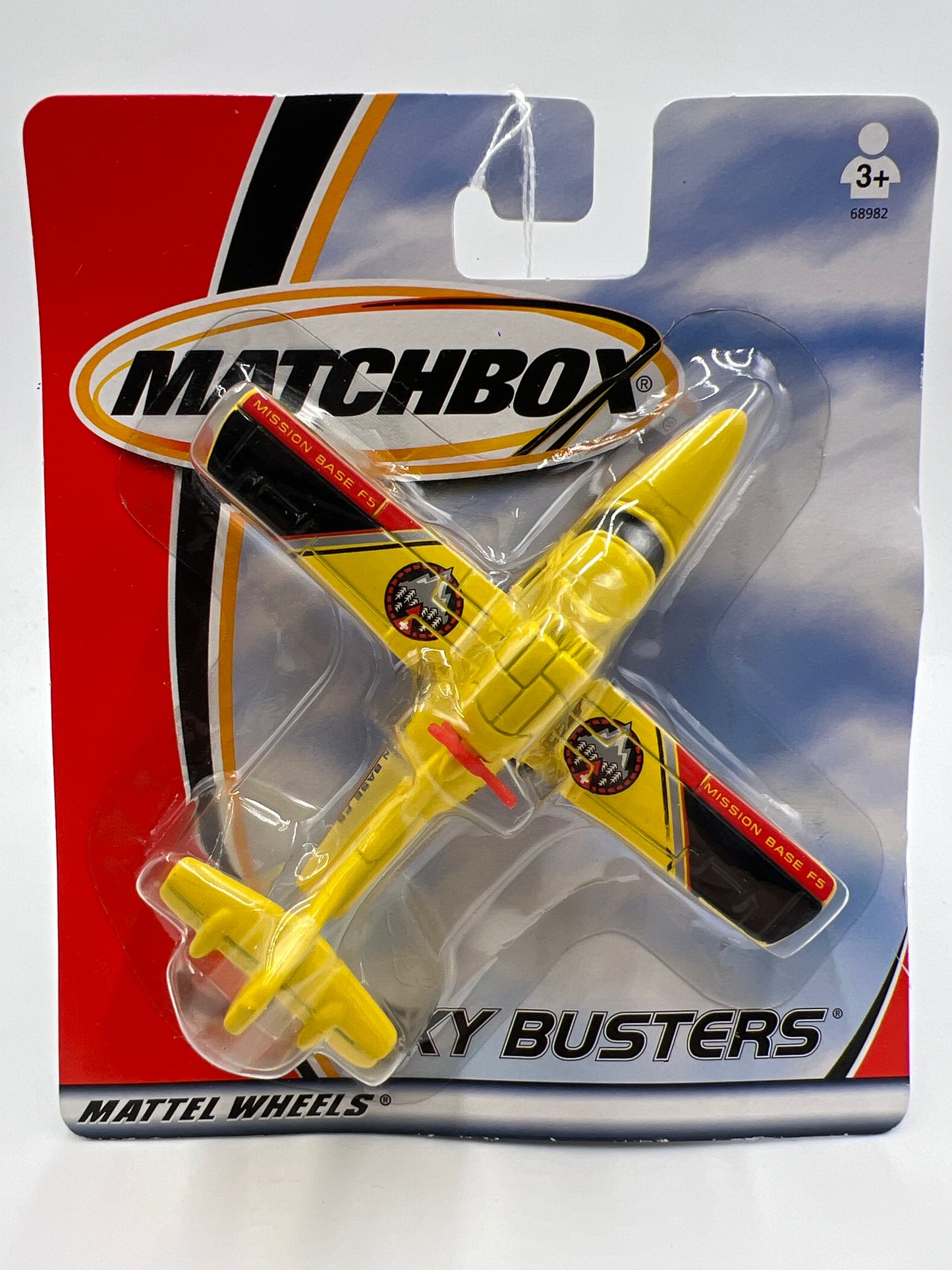 Matchbox Sky Busters Search Plane Mission Base Yellow VV3