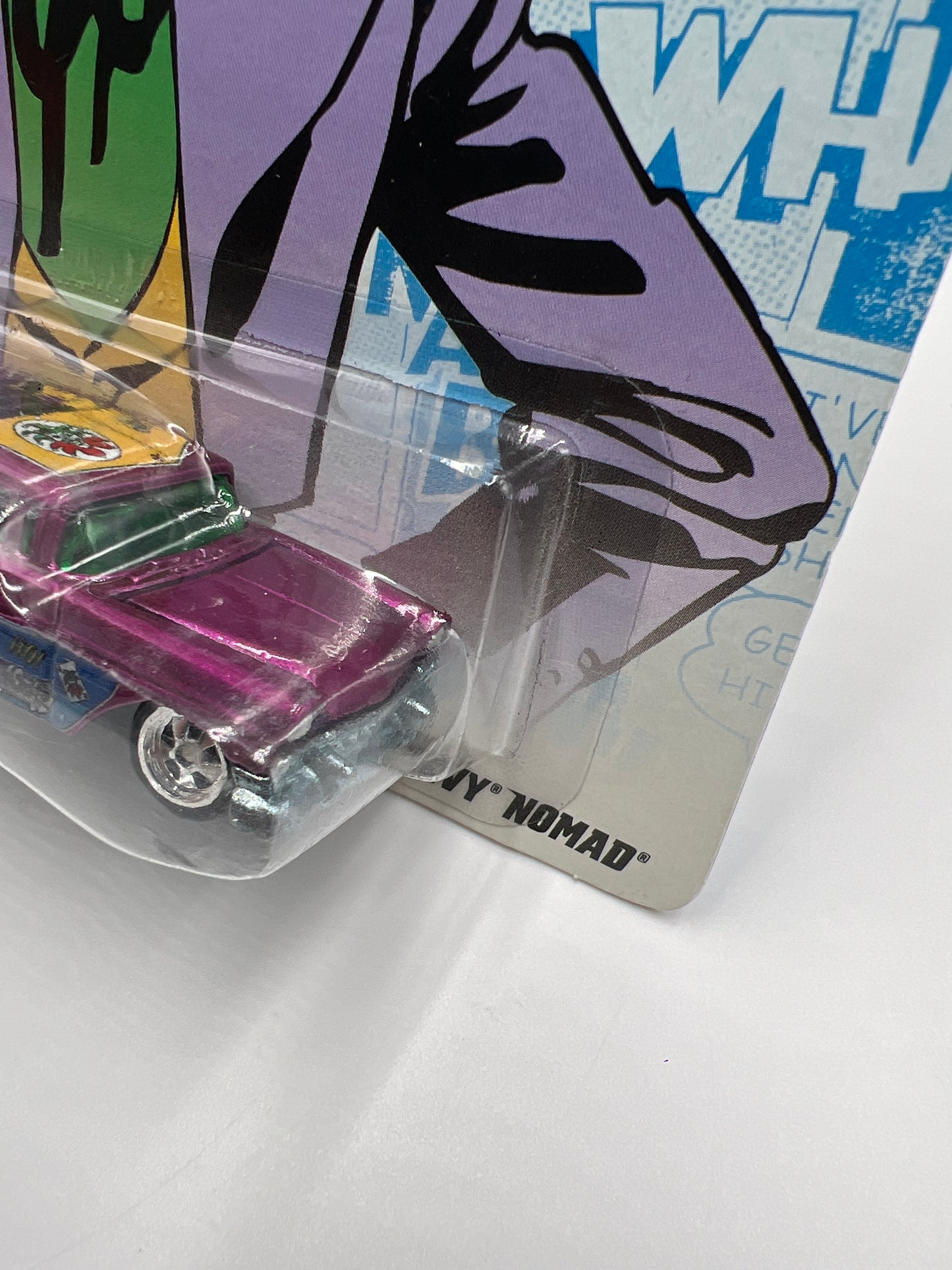 Hot Wheels Premium DC Comics The Joker 56 Chevy Nomad Purple 268A