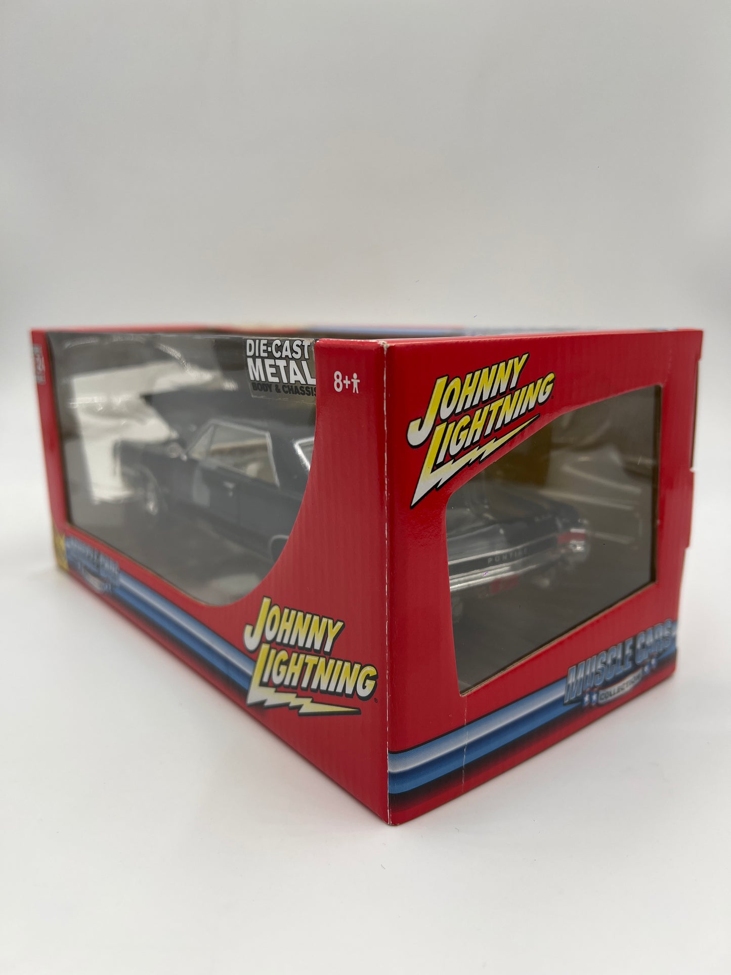 Johnny Lightning 1:24 Scale White Lightning Chase Muscle Cars 1965 Pontiac GTO Black VHTF