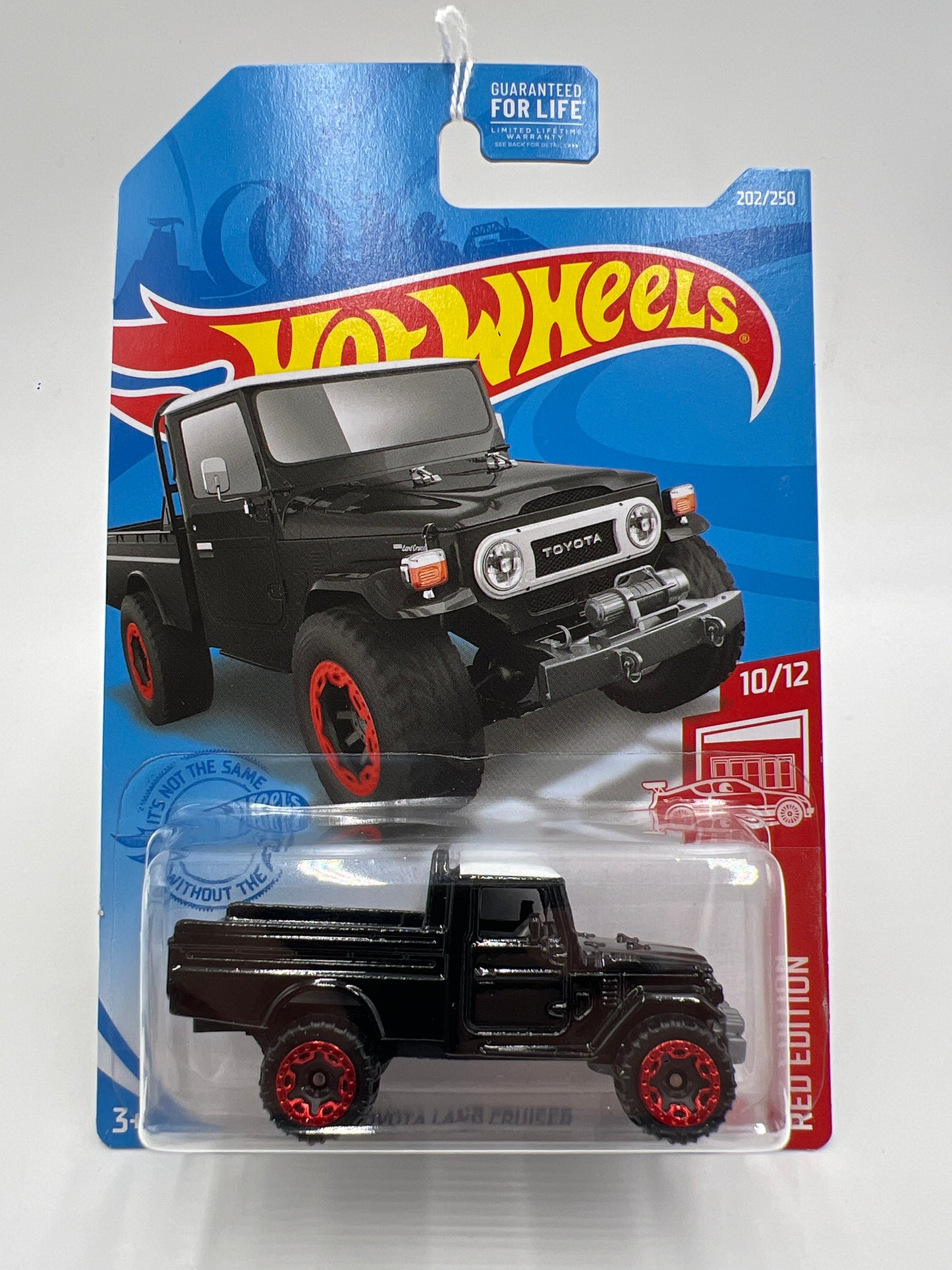 2021 Hot Wheels Target Exclusive Red Edition #202 Toyota Land Cruiser Black 143A