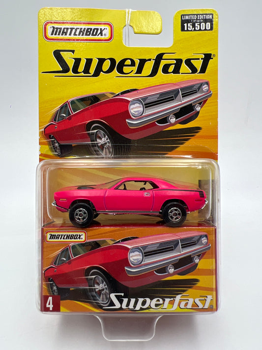 Matchbox Superfast #4 Plymouth Hemi Cuda Pink