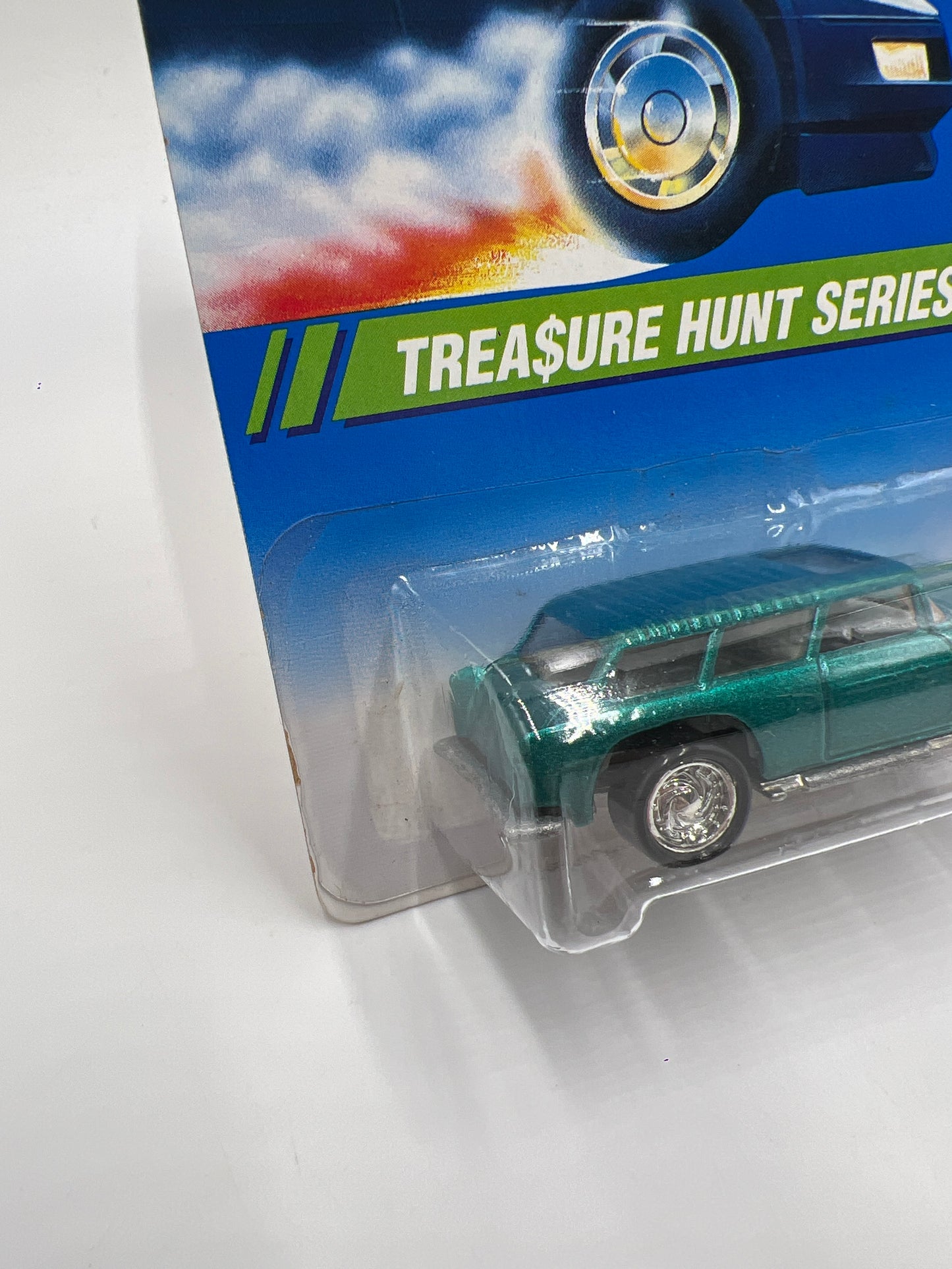1995 Hot Wheels Treasure Hunt Series #10 Classic Nomad Green W/Protector