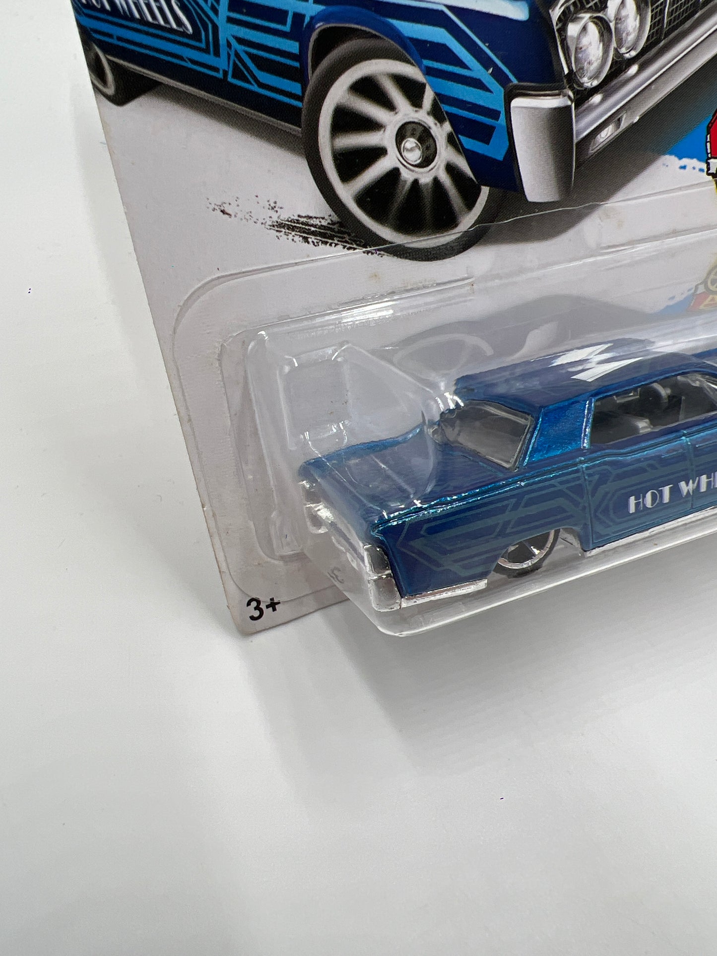 2017 Hot Wheels Art Cars #110 64 Lincoln Continental Blue 54C