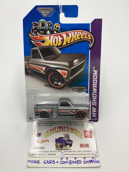 2013 Hot Wheels Zamac 007 #161 Custom 69 Chevy Pickup 144G