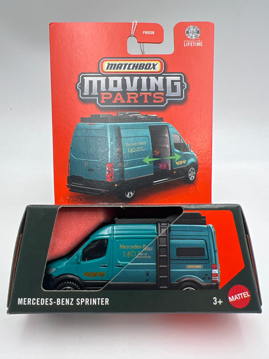 2026 Matchbox Moving Parts #47 Mercedes-Benz Sprinter Blue
