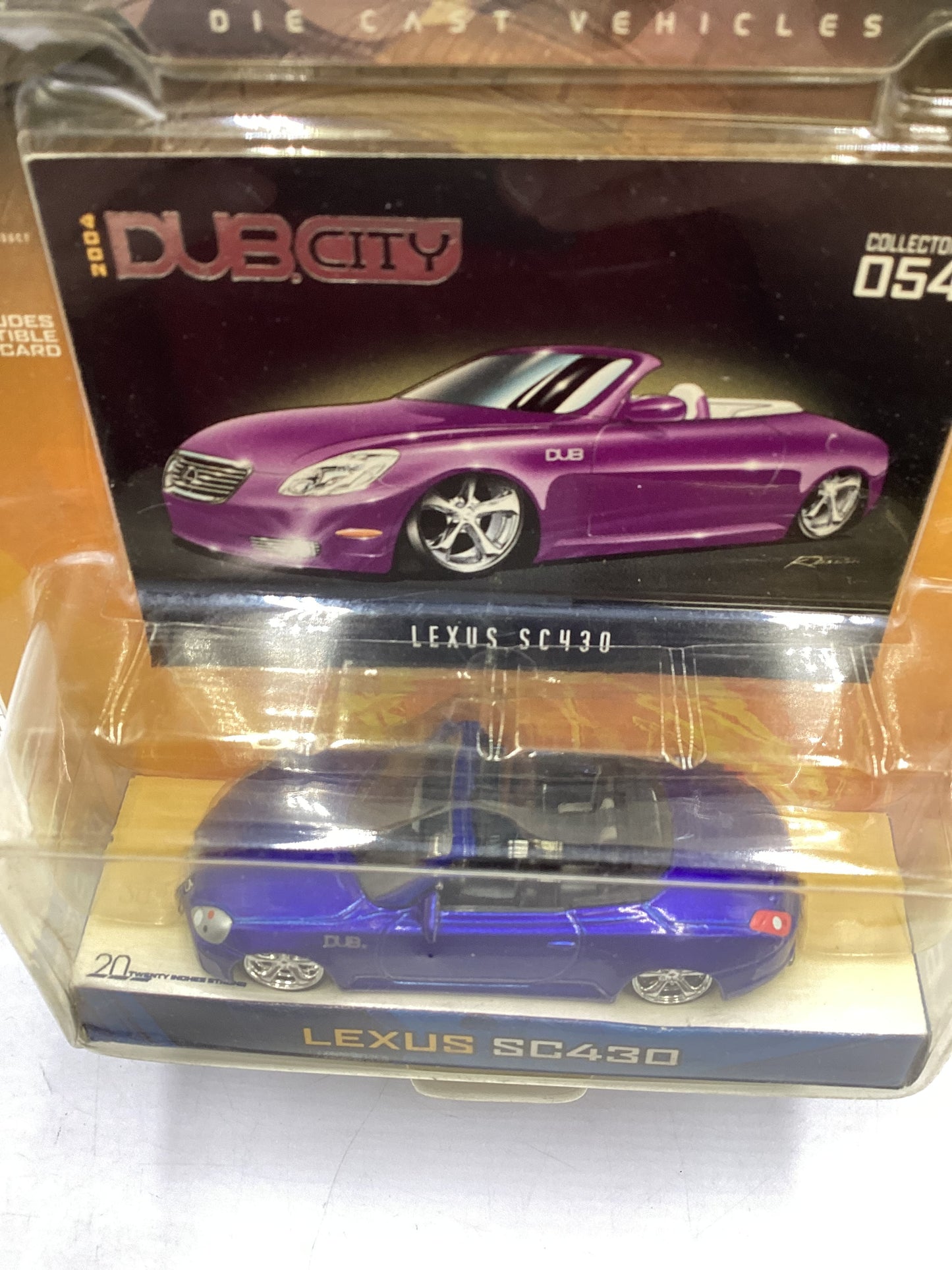 Jada Toys Dub City #054 Lexus SC430 Blue 221B