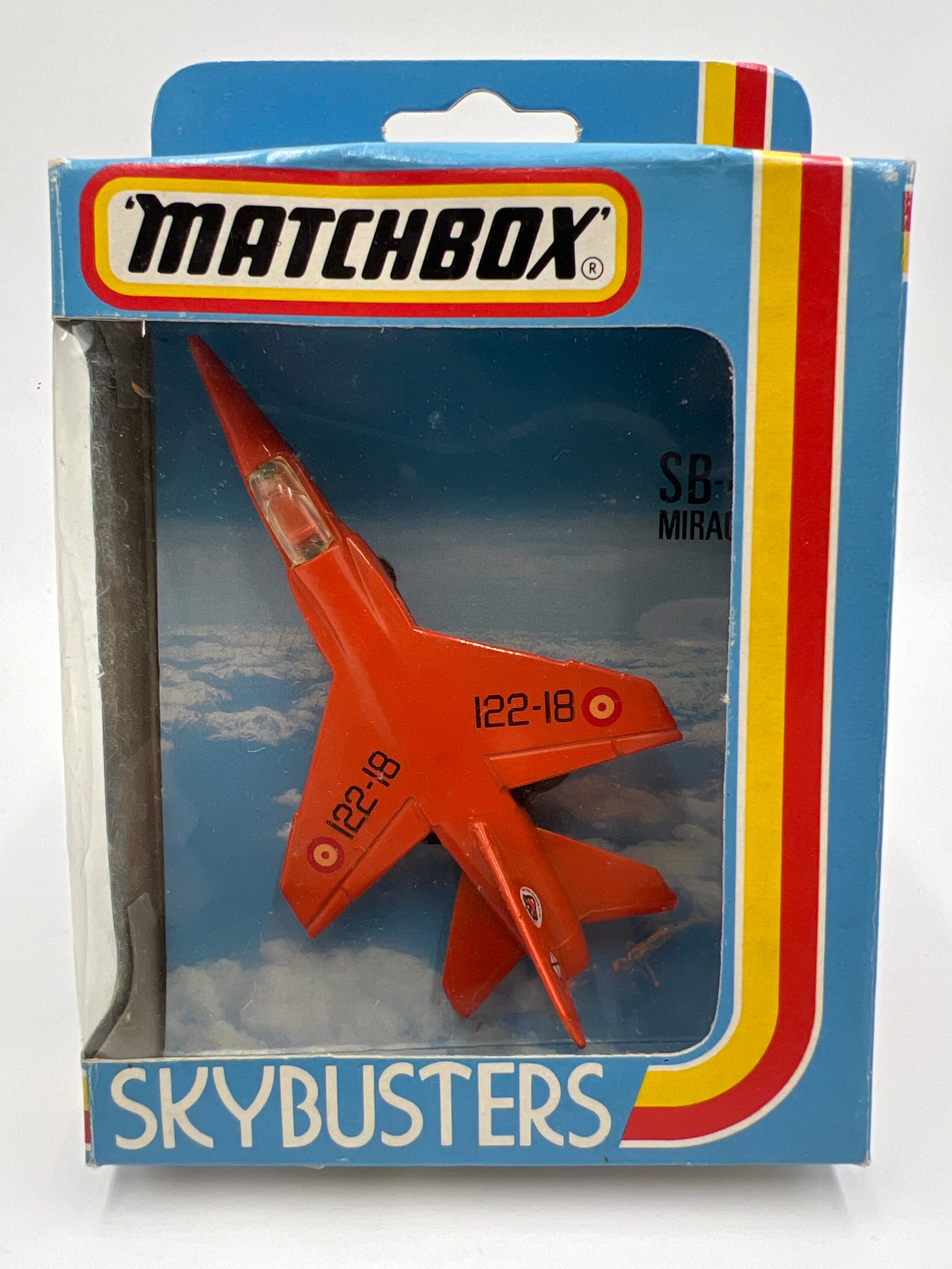 航空機・ヘリコプター SB4 MIRAGE F1 MADE IN ENGLAND Matchbox Skybusters SB-4 Mirage F1 Orange – carolinasdiecast