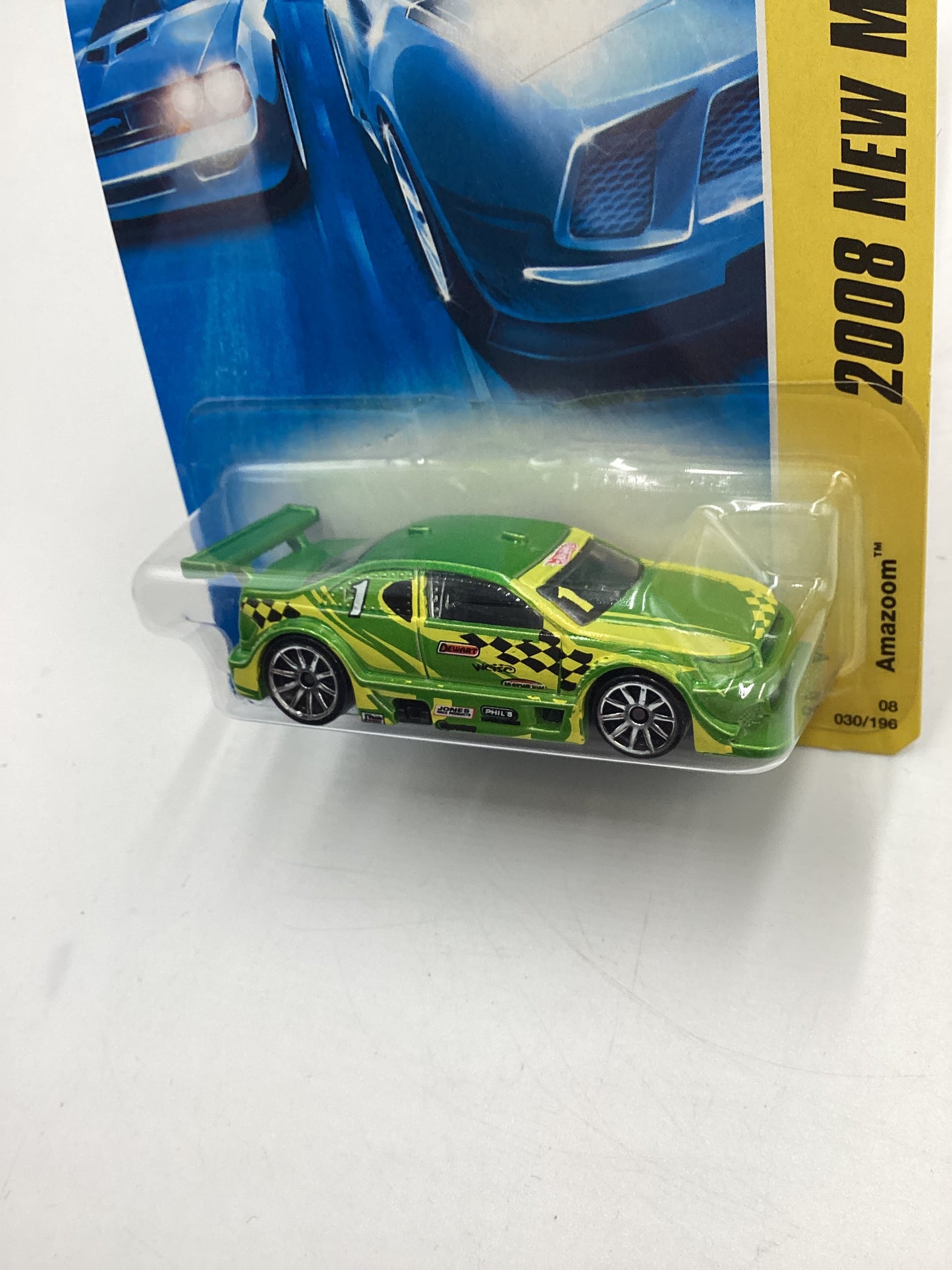 2008 Hot Wheels New Models #30 Amazoom Green 116B