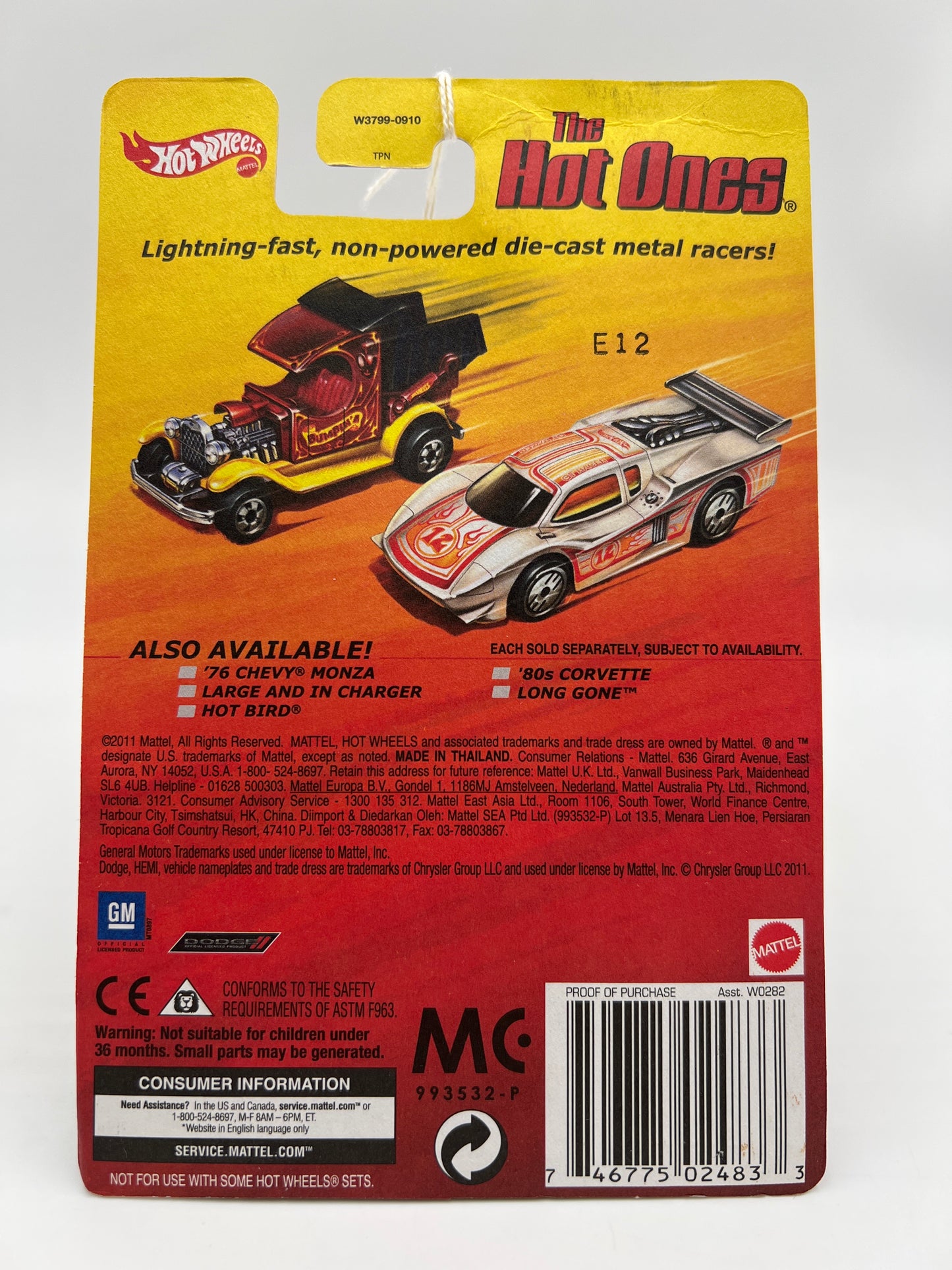 Hot Wheels The Hot Ones Long Gone Red SR
