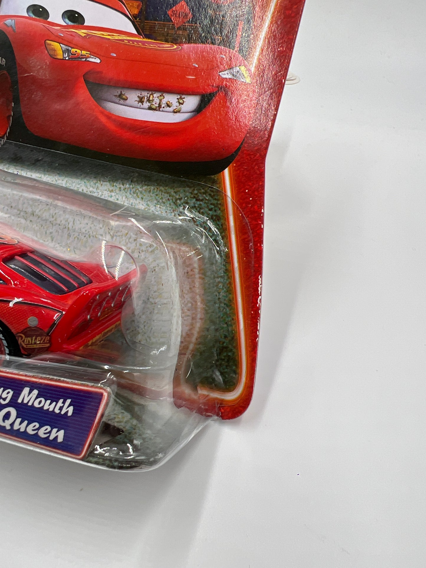 Disney Pixar Cars Supercharged Bug Mouth McQueen Red 137E